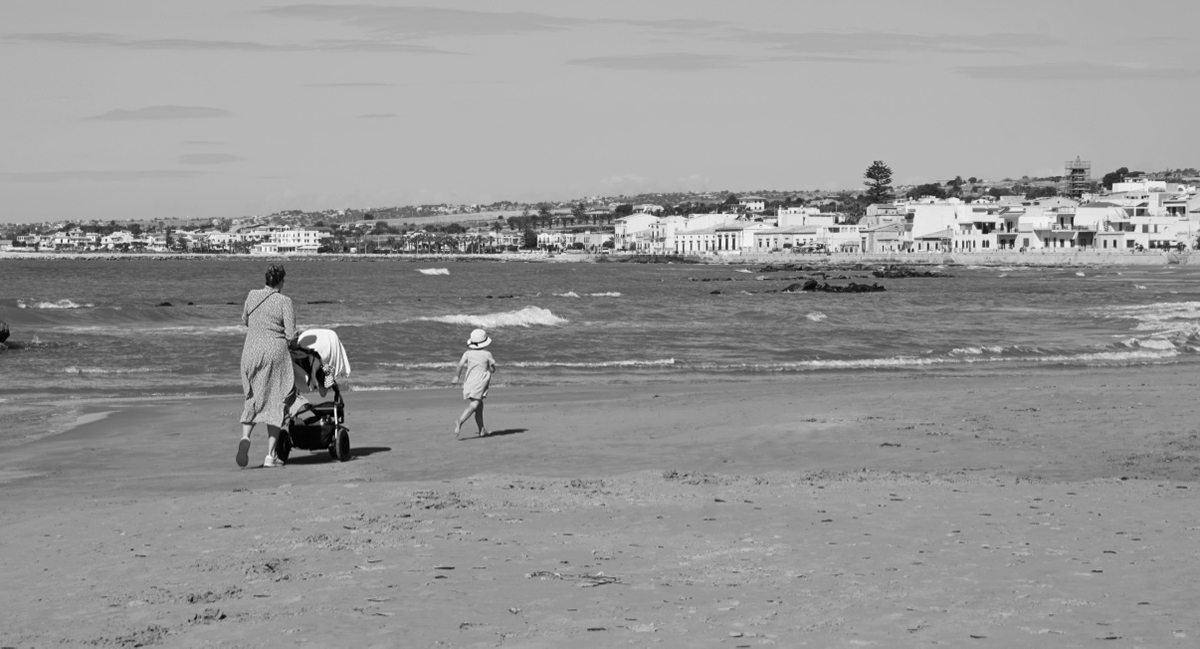 Childhood on the beach