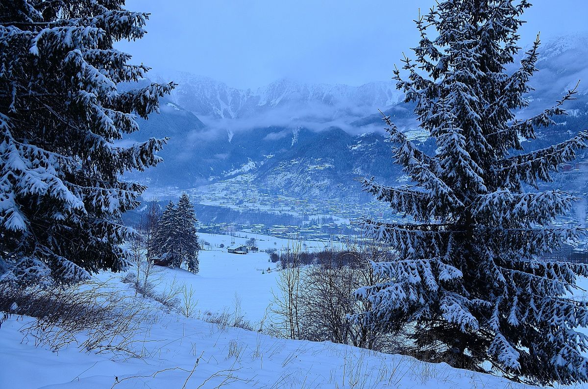 Sondalo under the snow.