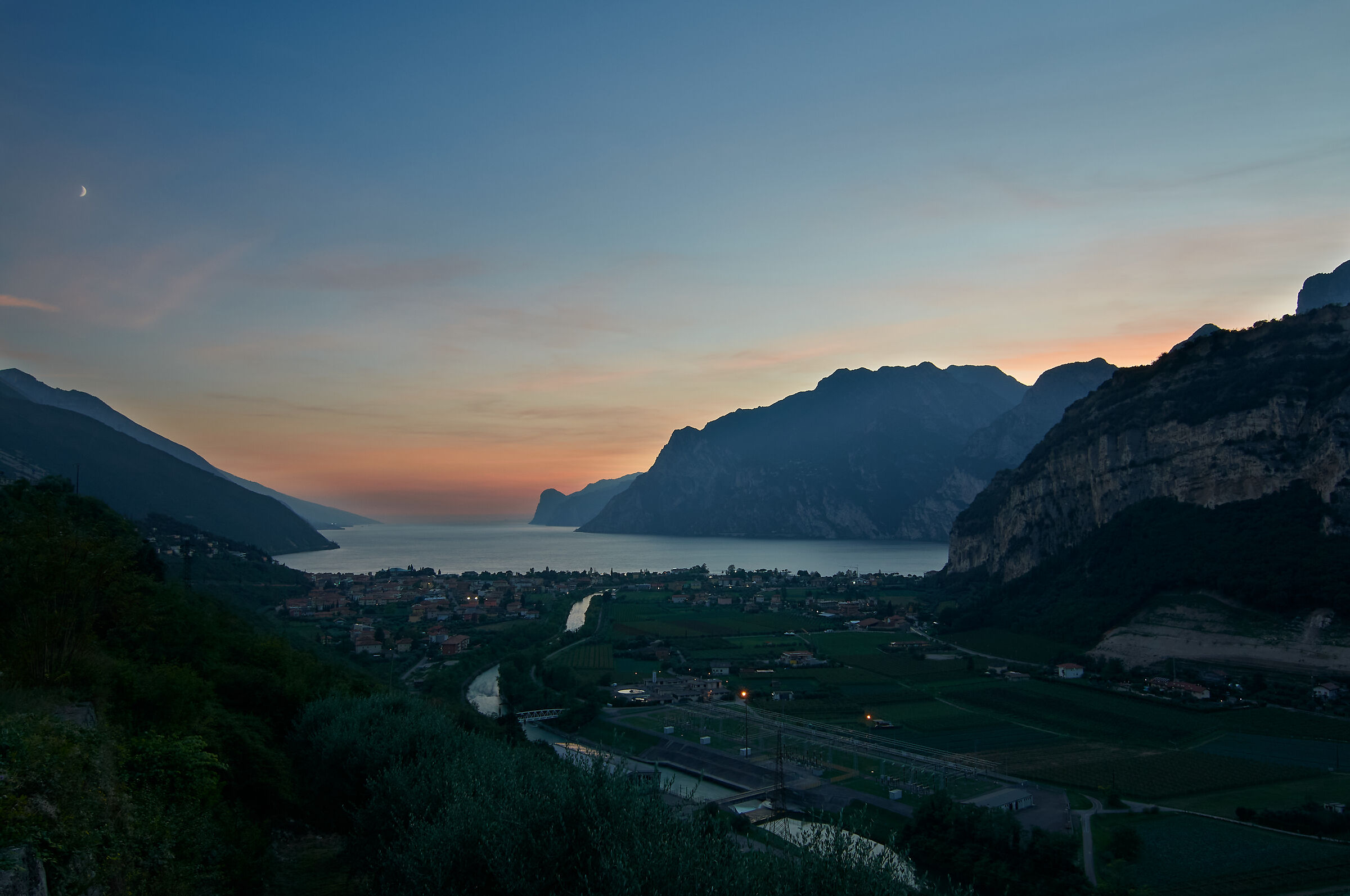 Sunset on Lake Garda