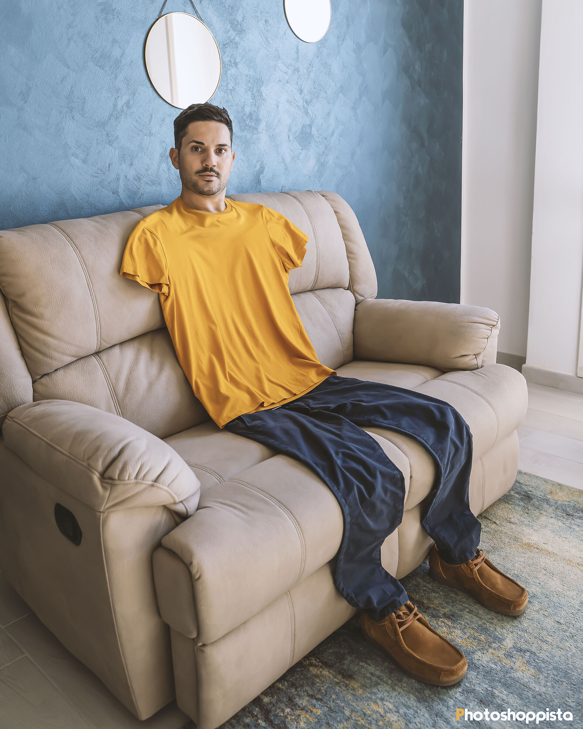 When you become one with the sofa