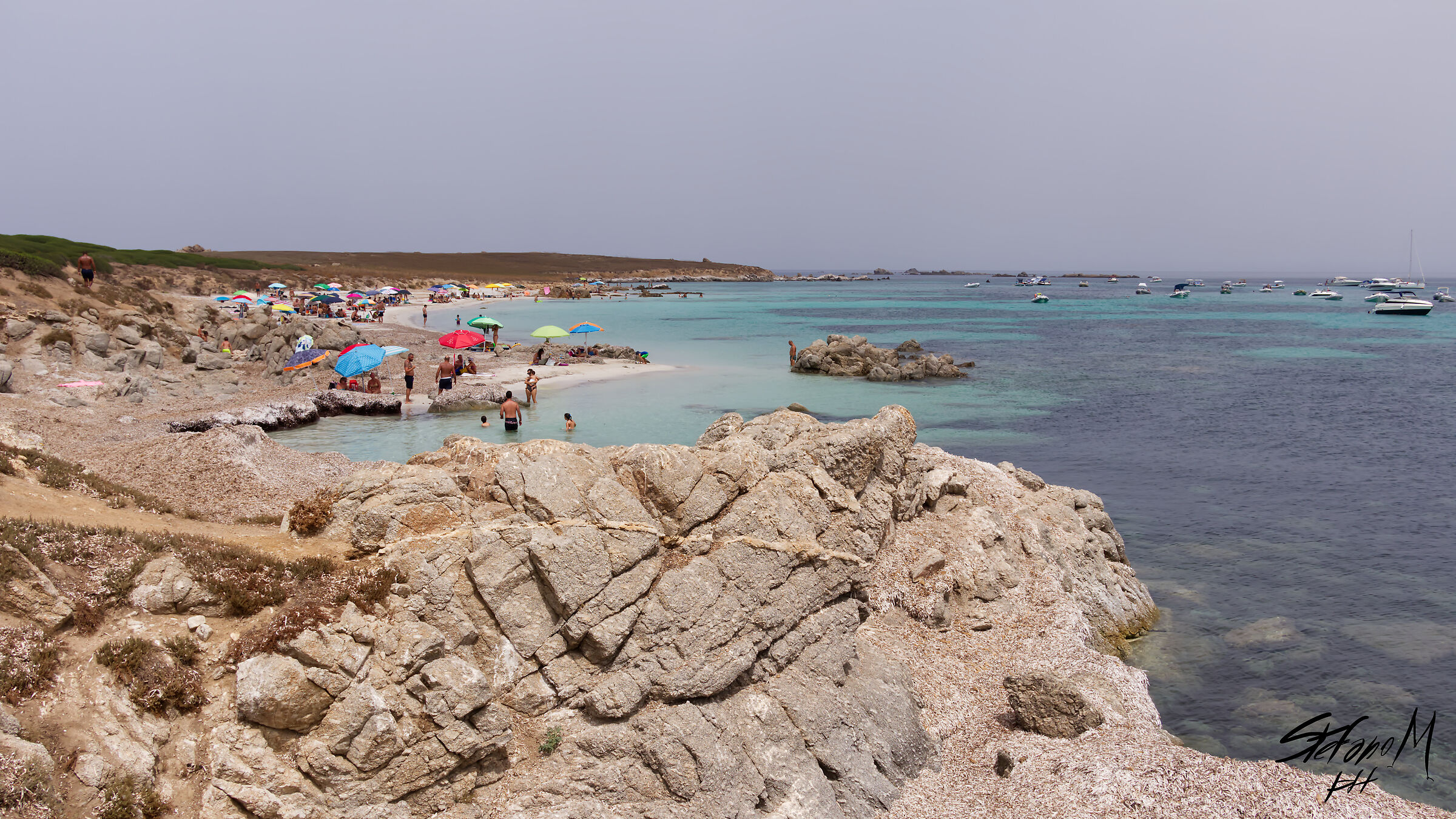 Beach of the island of Mal di Ventre