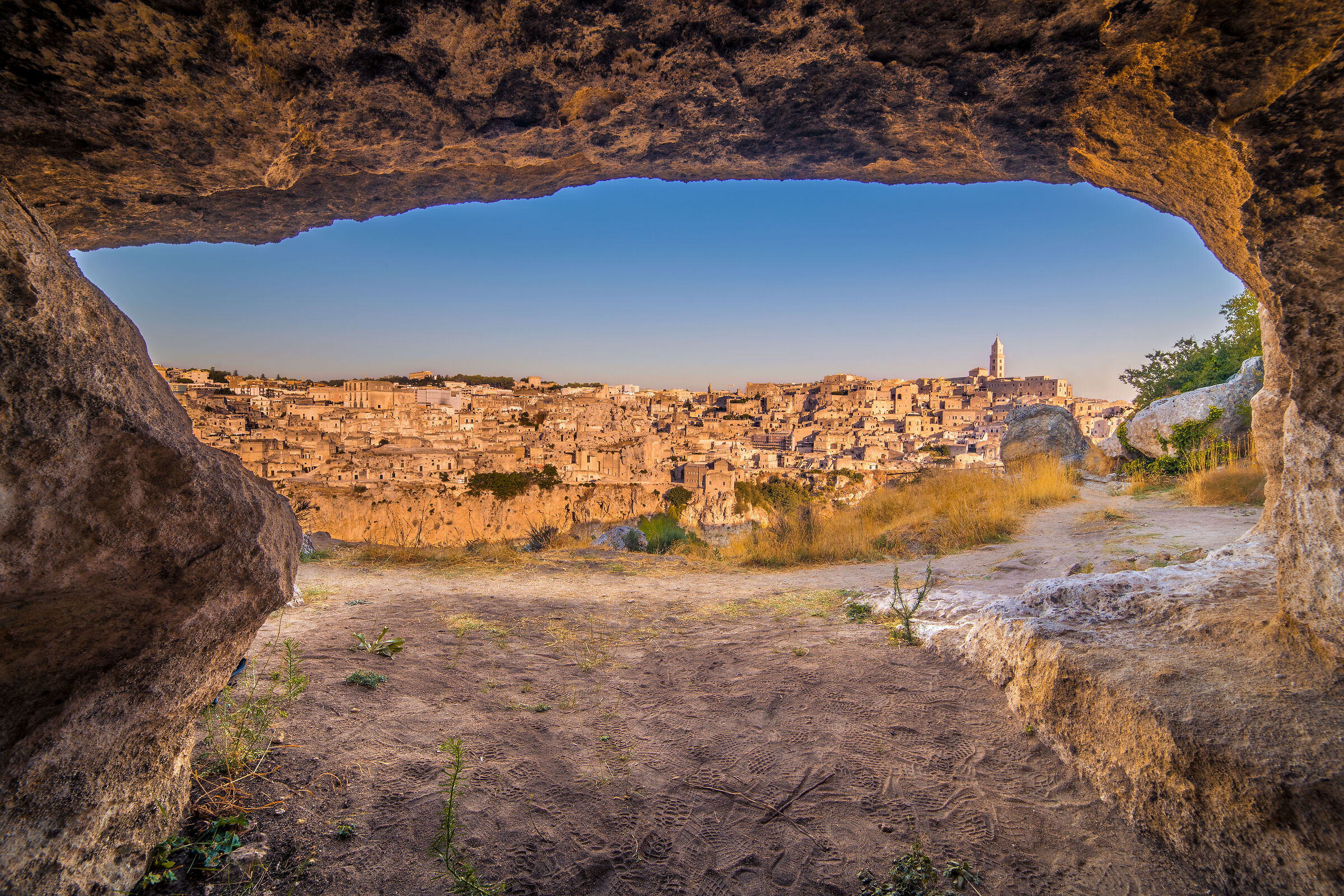 L'uscita della grotta