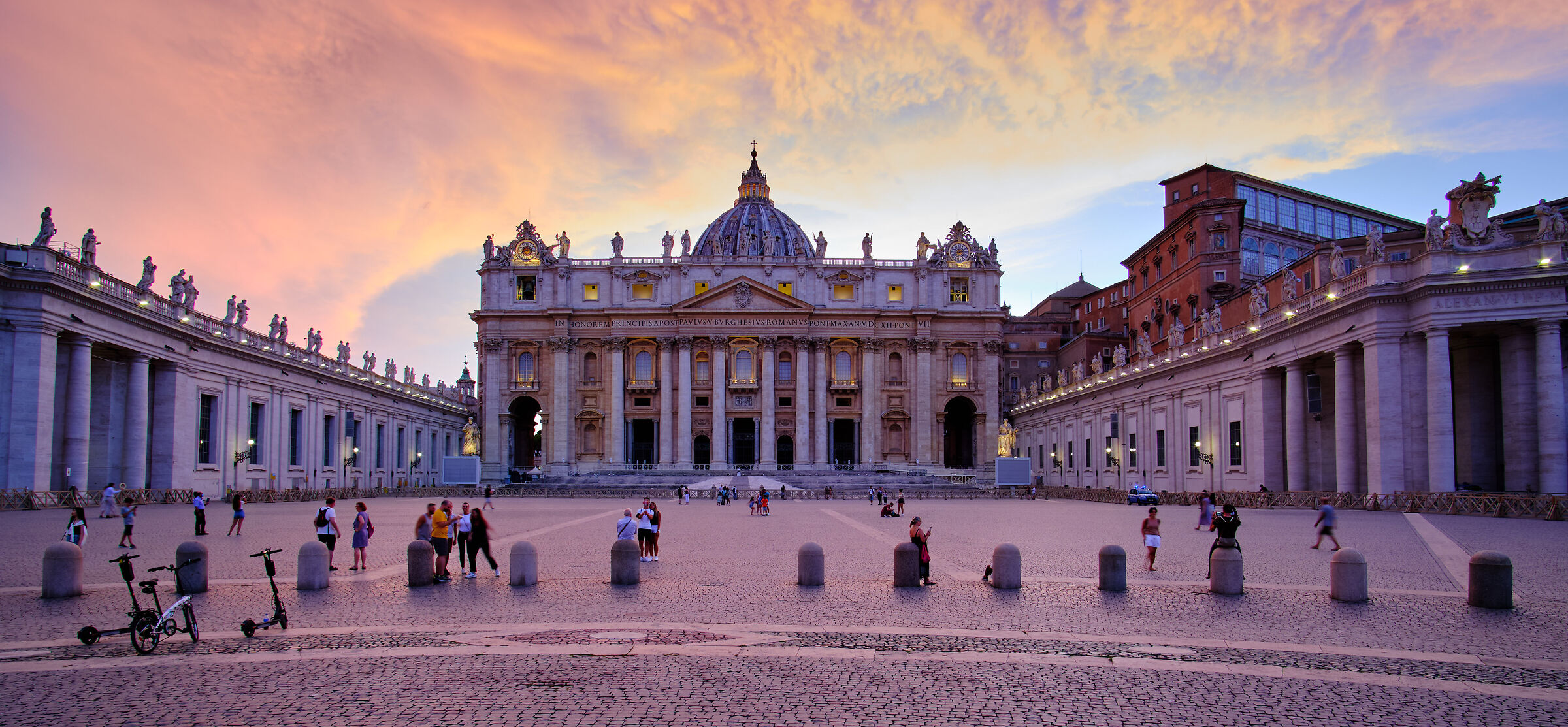 St. Peter with strange light