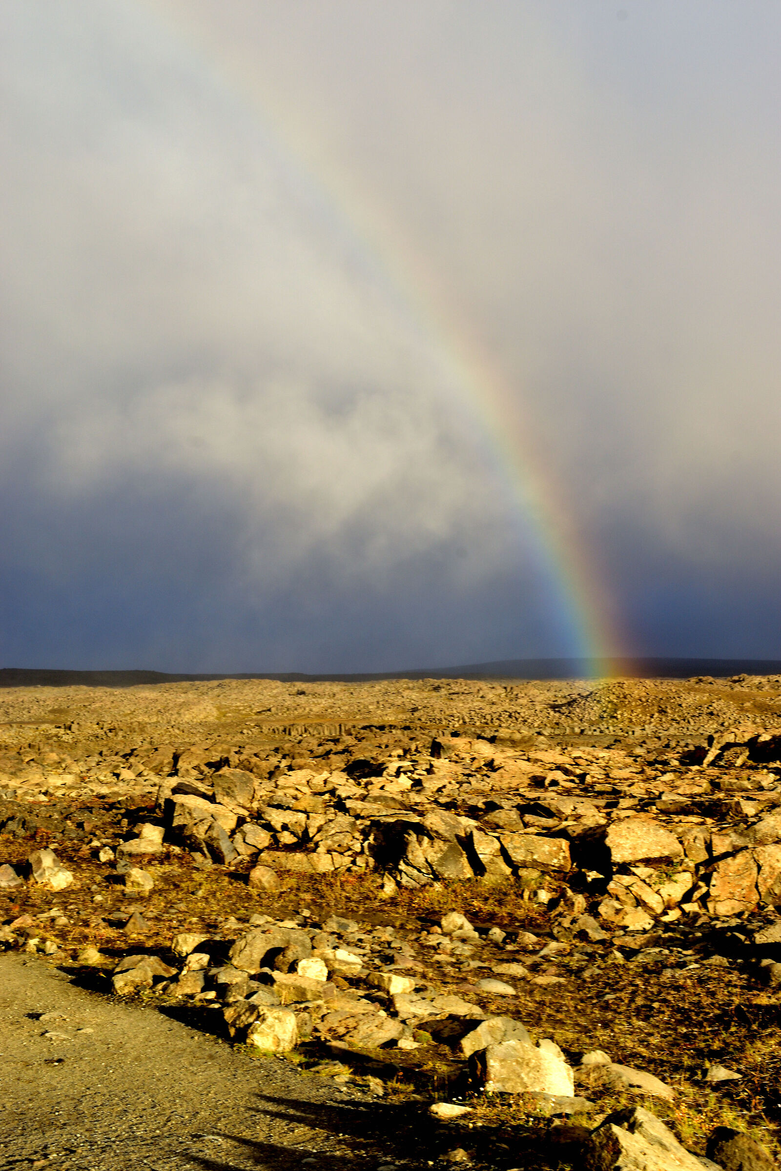 Rainbow over Dettifoss