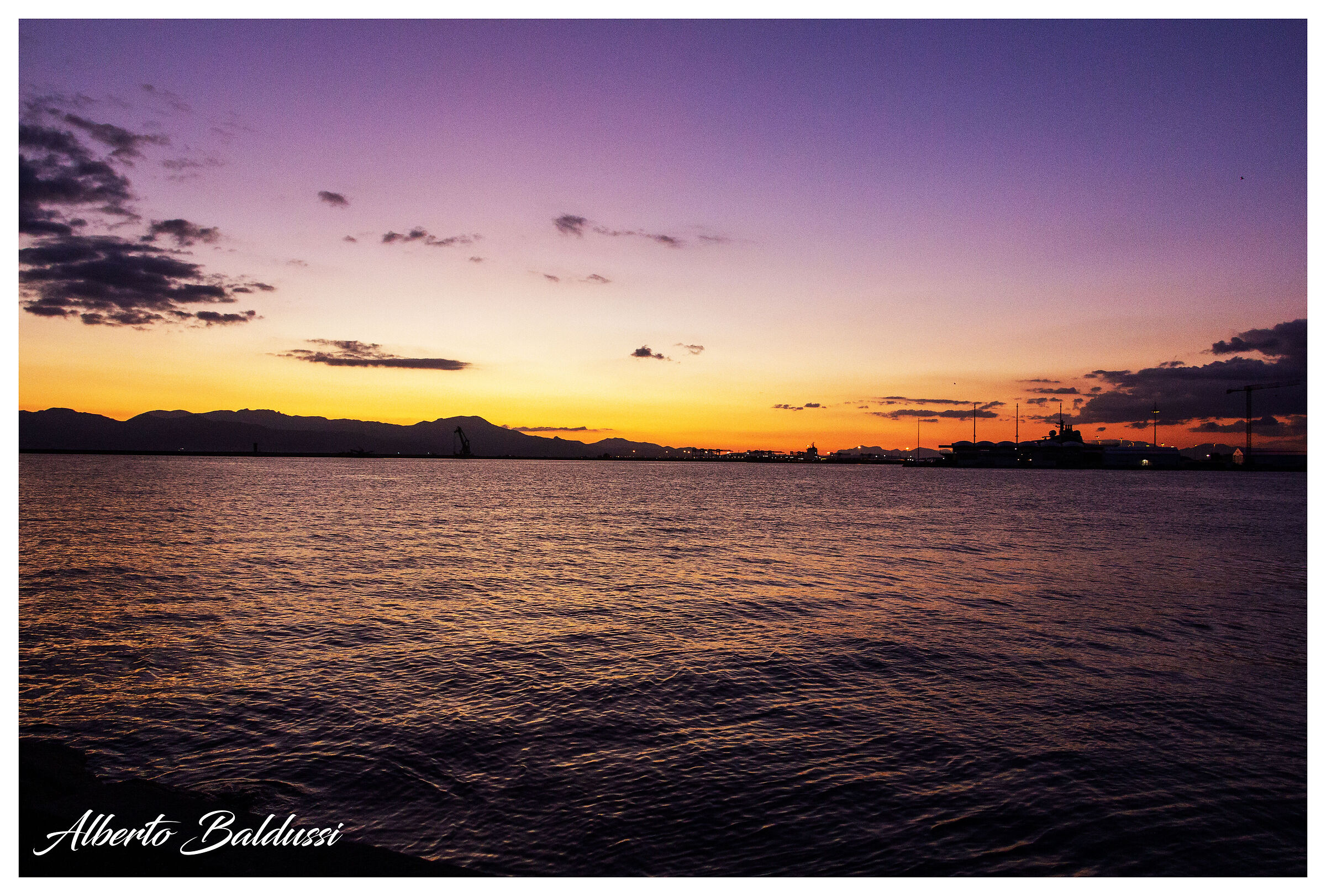 Sunset in Su Siccu