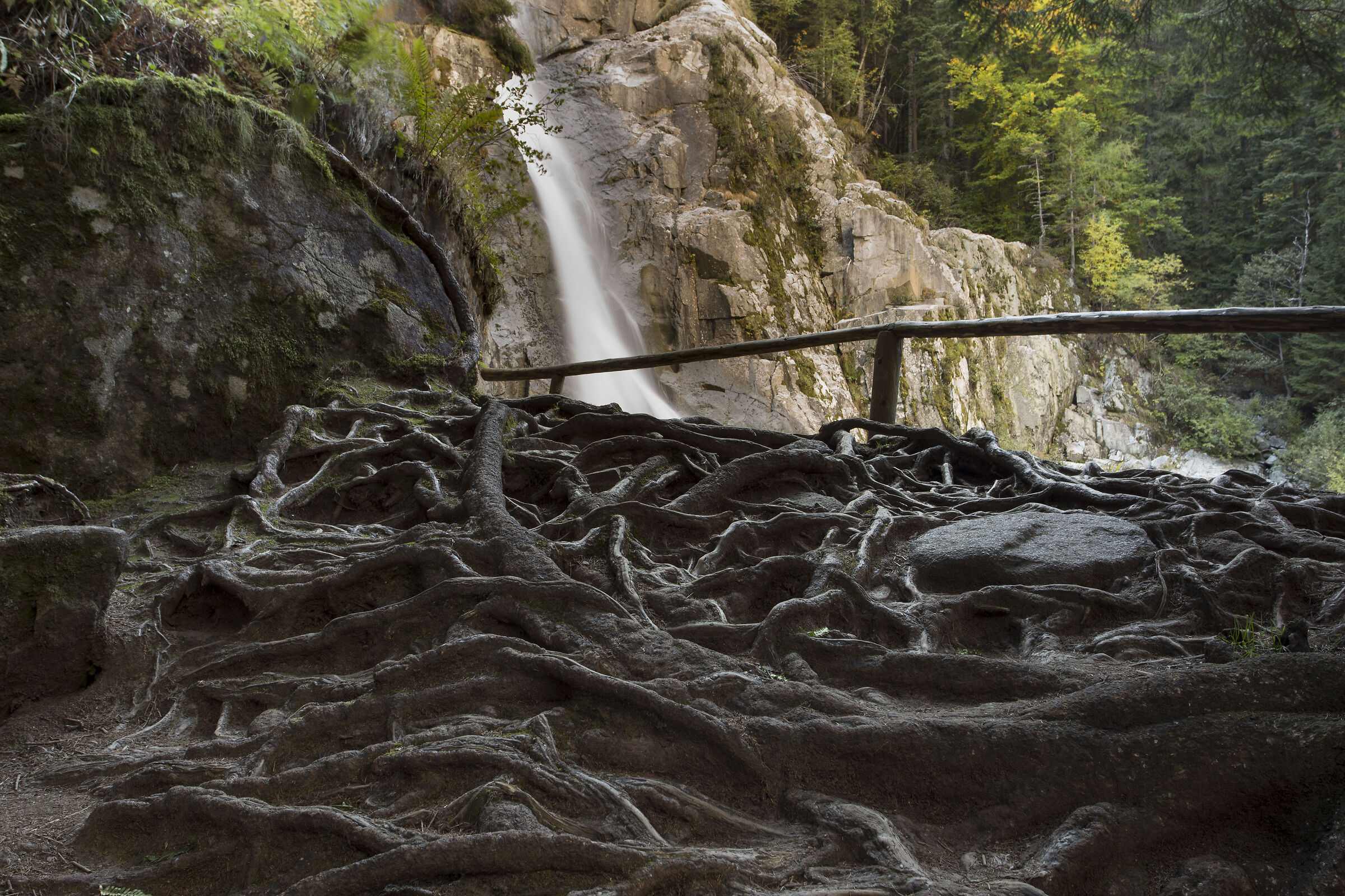 "La ragnatela" a cascata di Lares inf.