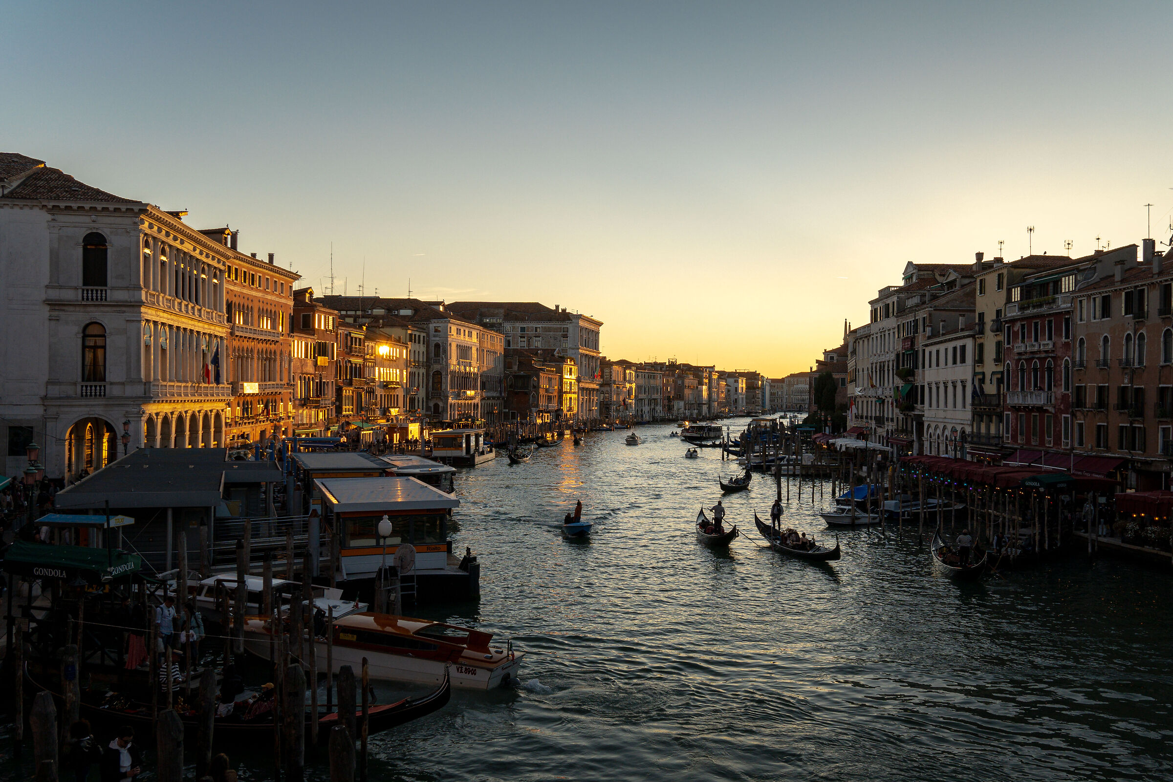 sunsets in Venice