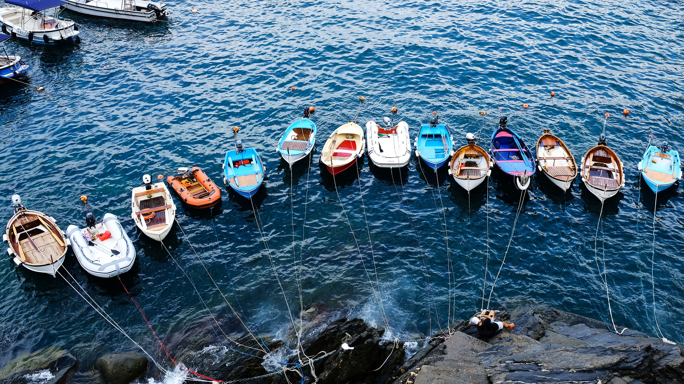 the fishermen of Riomaggiore