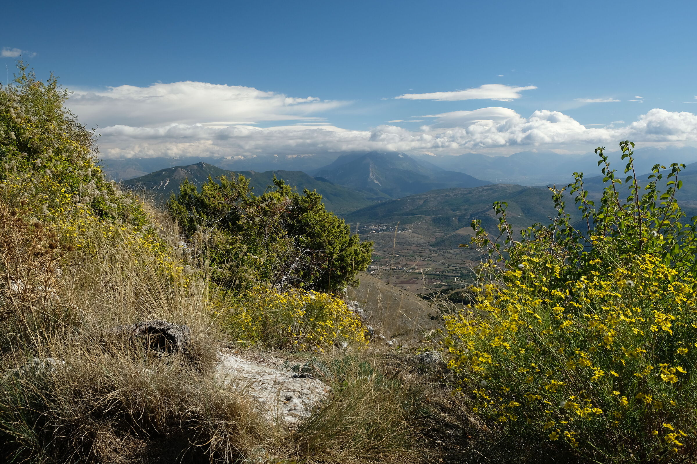 Rocca Calascio - view of the valley