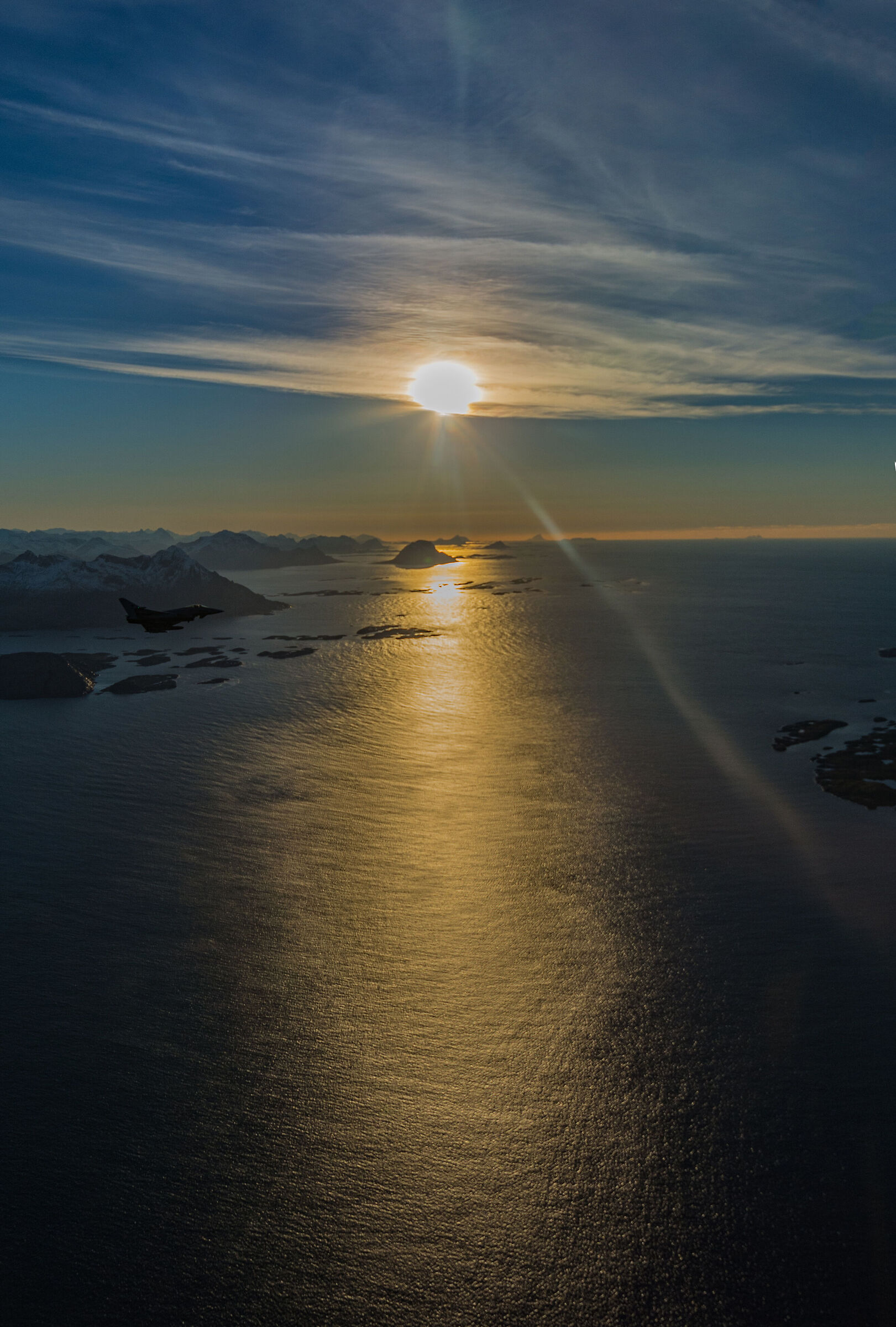 Tramonto all'estremo nord