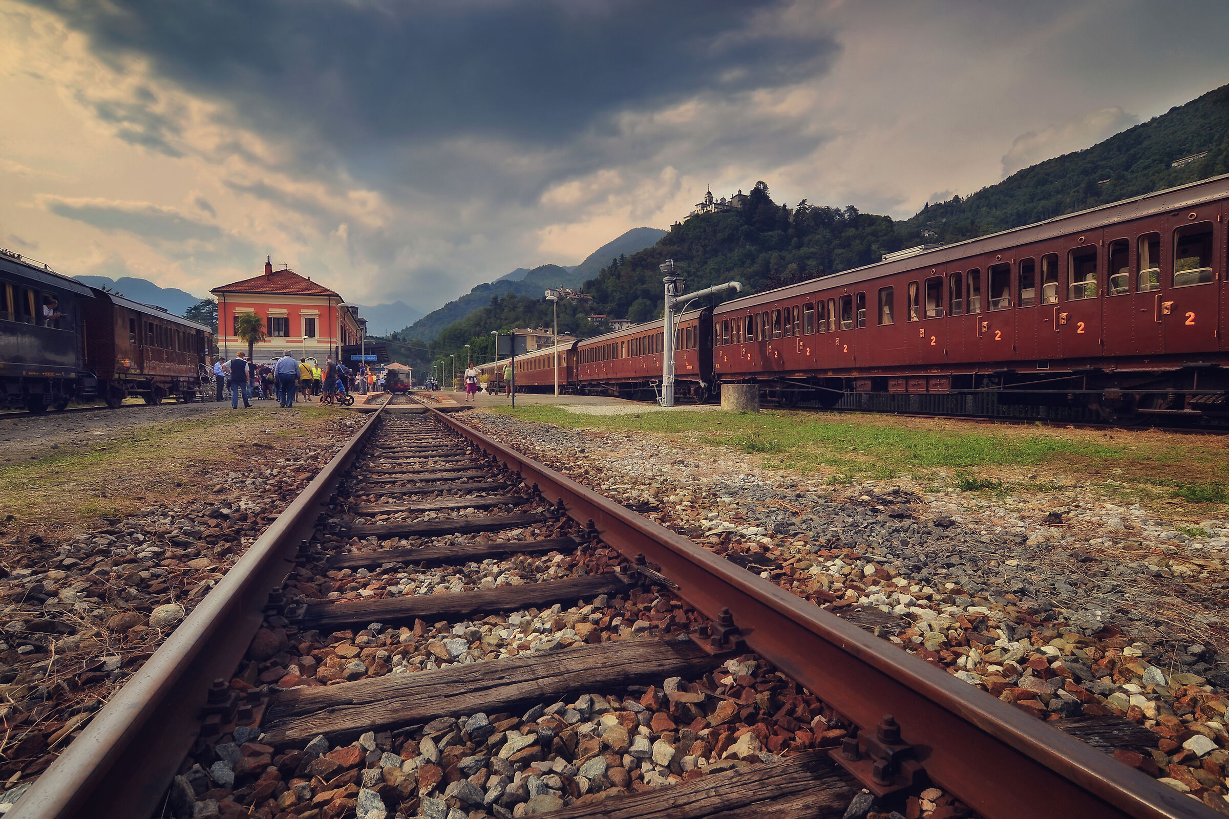 Historic trains Novara-Varallo Sesia