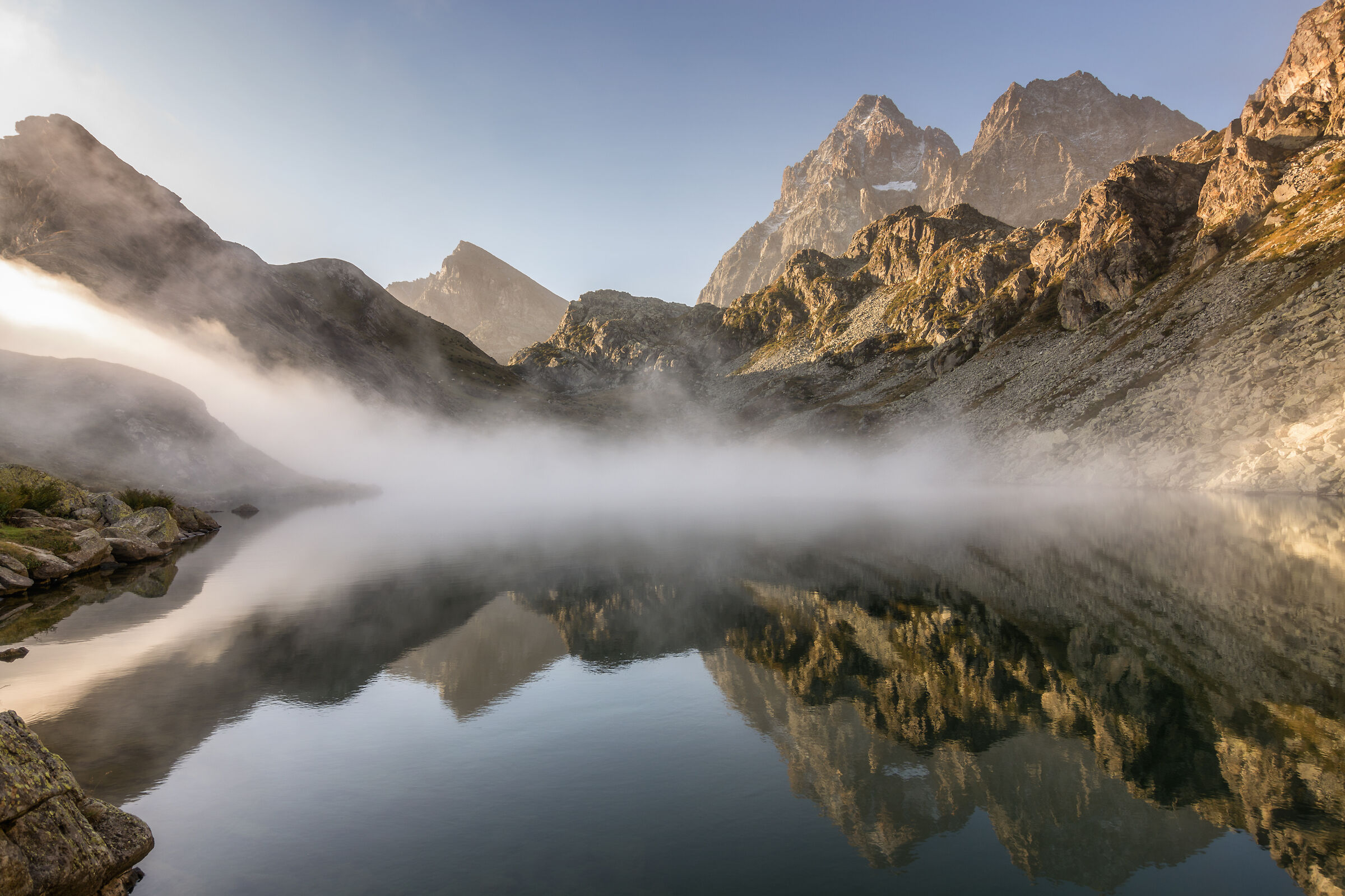 L'arrivo delle nuvole sul lago Fiorenza