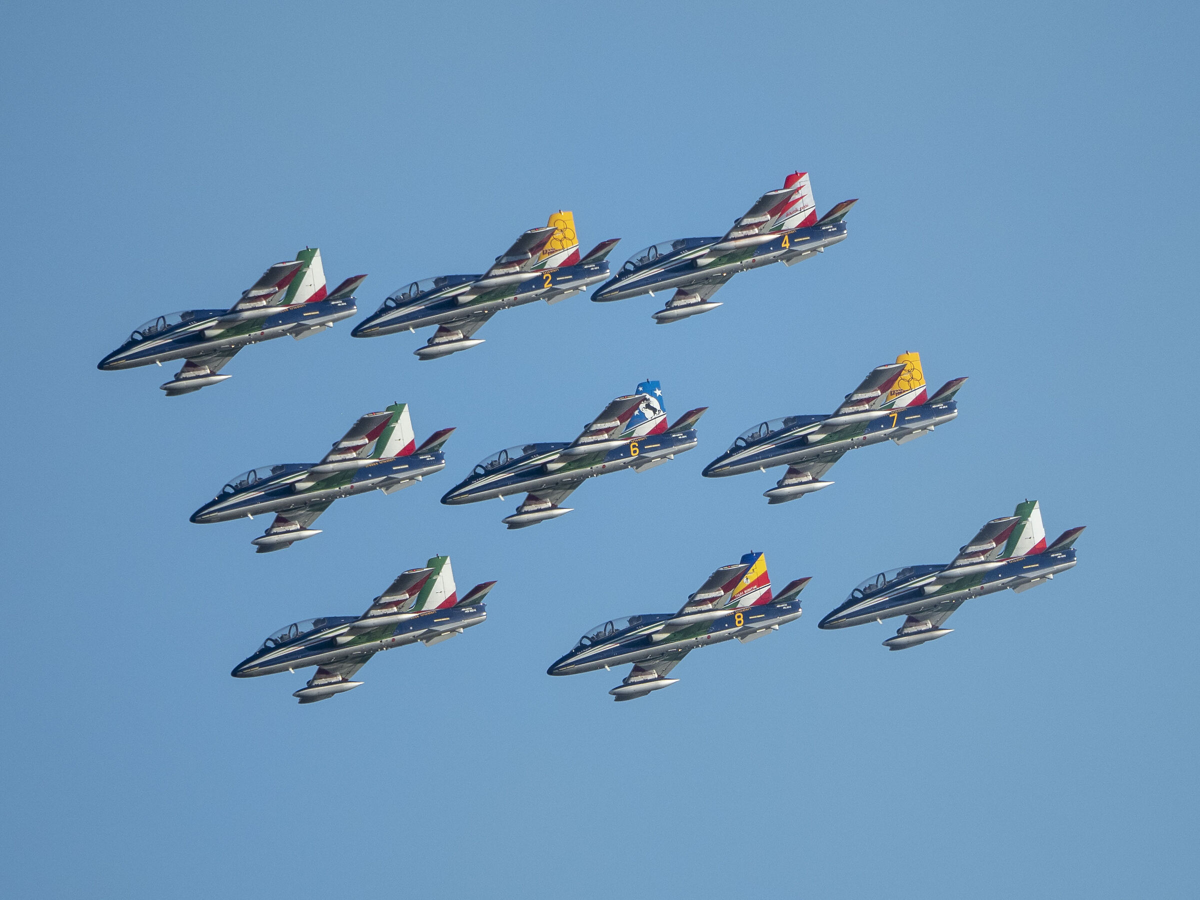 Frecce Tricolori, all but one....