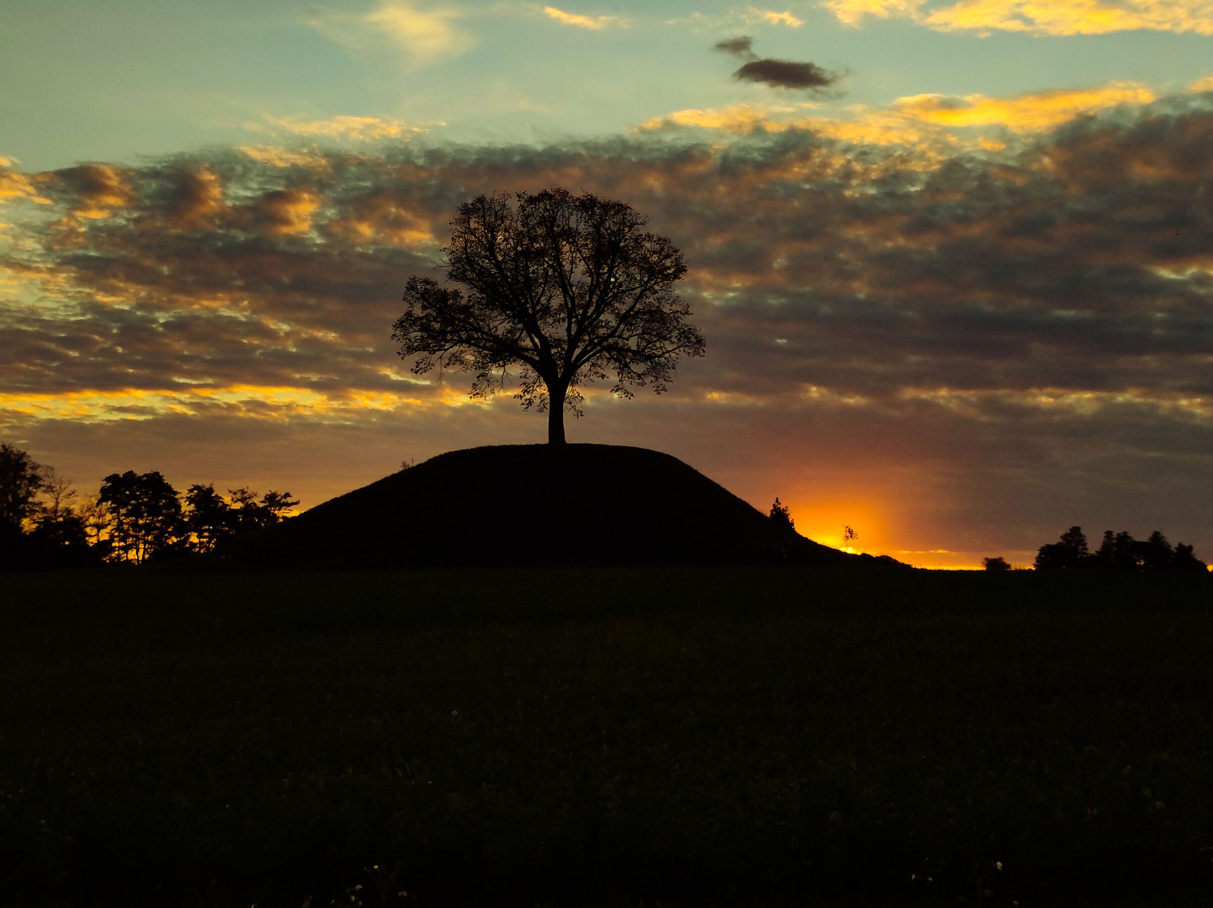 In the mountains sunsets
