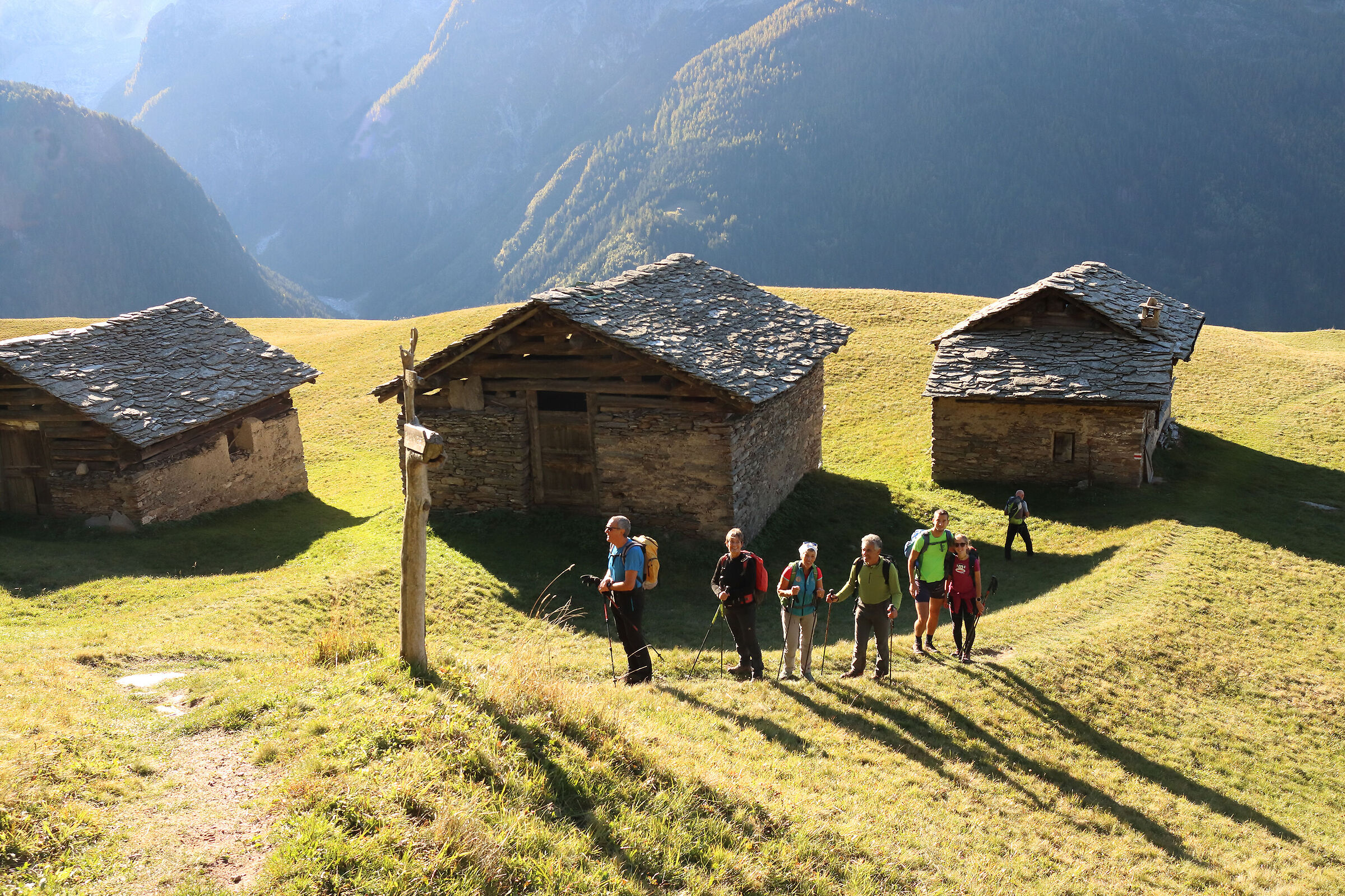 transitando a "Tombal" - Bregaglia -