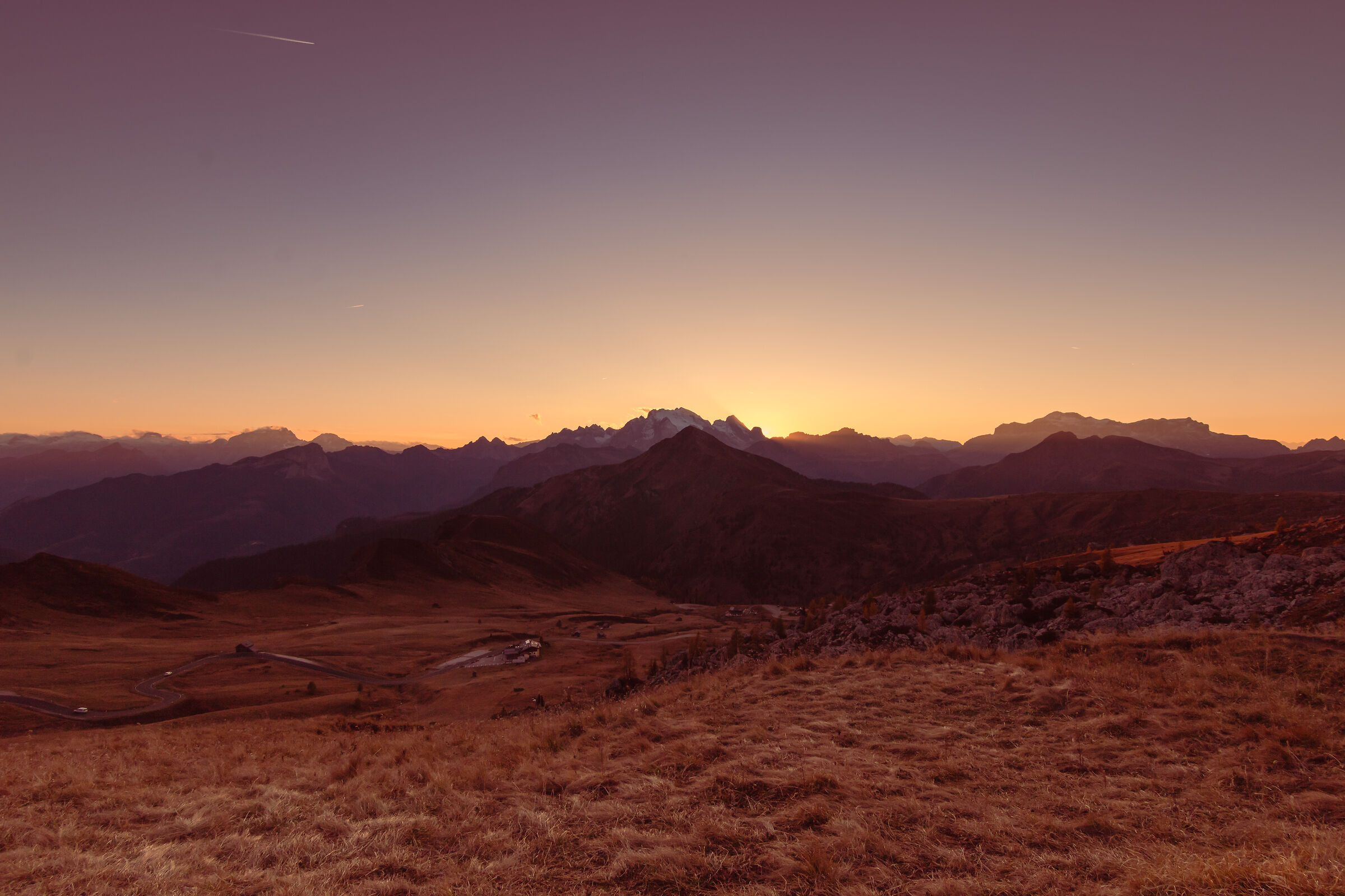 Tramonto da Passo Giau