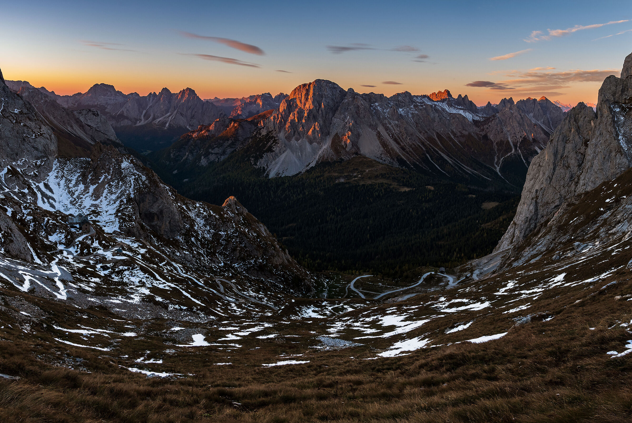 Panorama from Passo Sesis