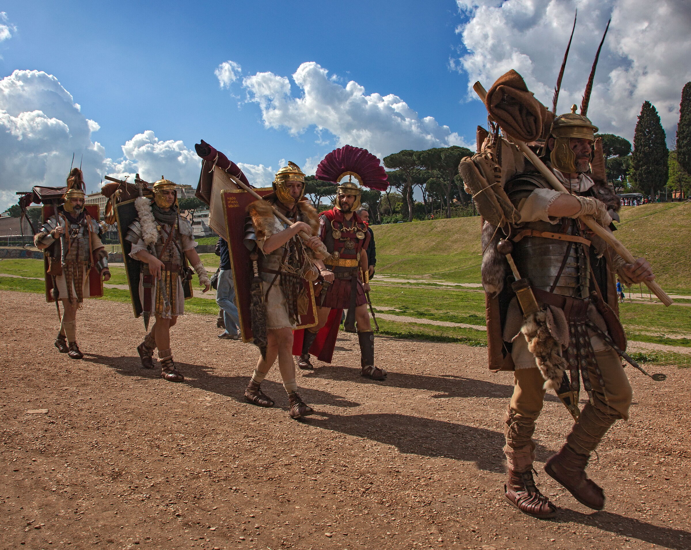 Legionaries on the march