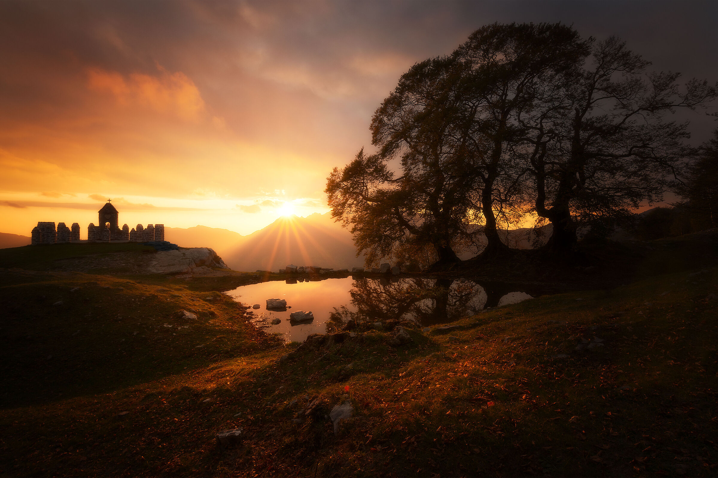 Autumn sunset