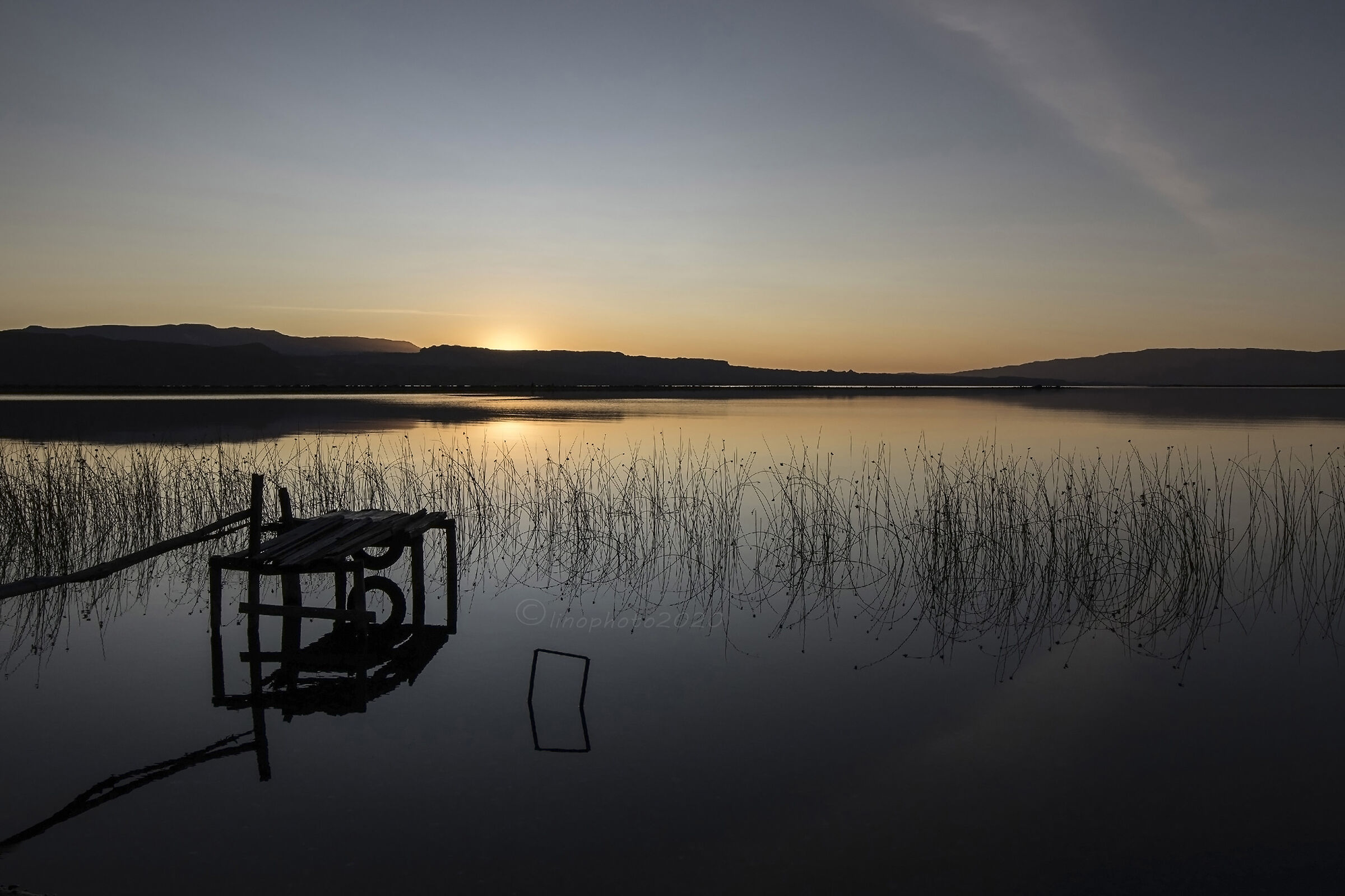 Nuovo giorno sul Lago Pueyrredon