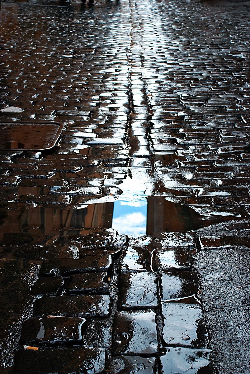 But the sky is always blue ...