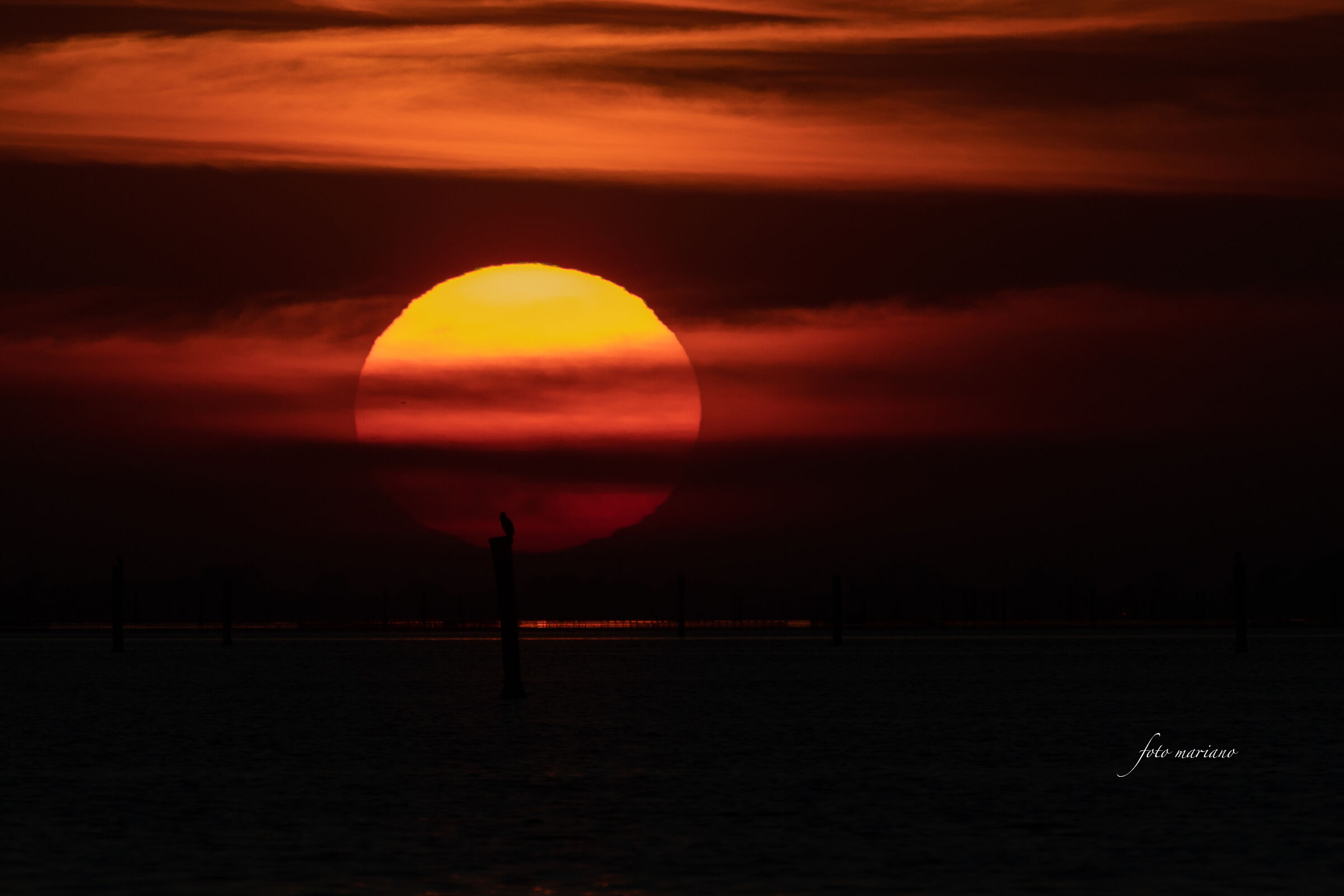 sunset in Grado