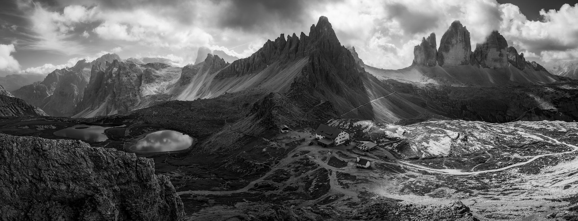 Panoramica di un luogo maestoso