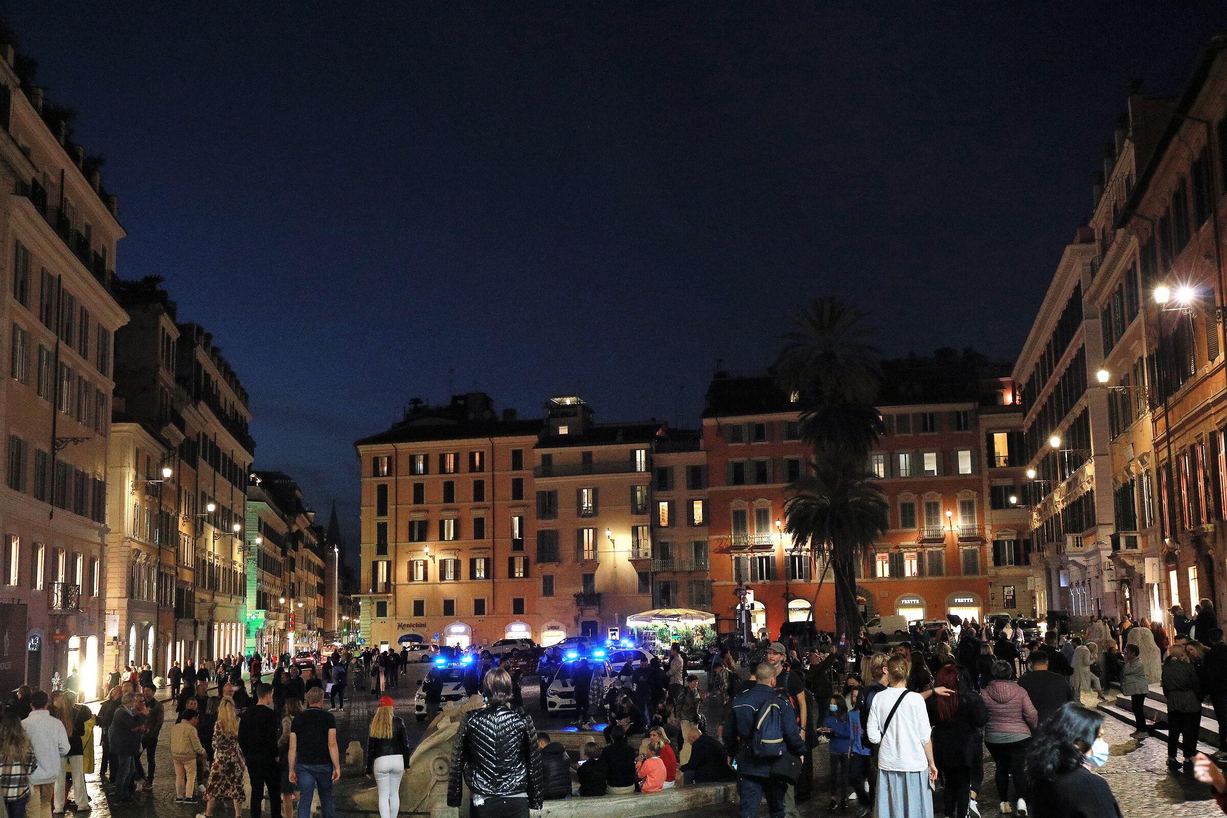 Roma piazza di Spagna(Roma torna a vivere ottobre 2021)