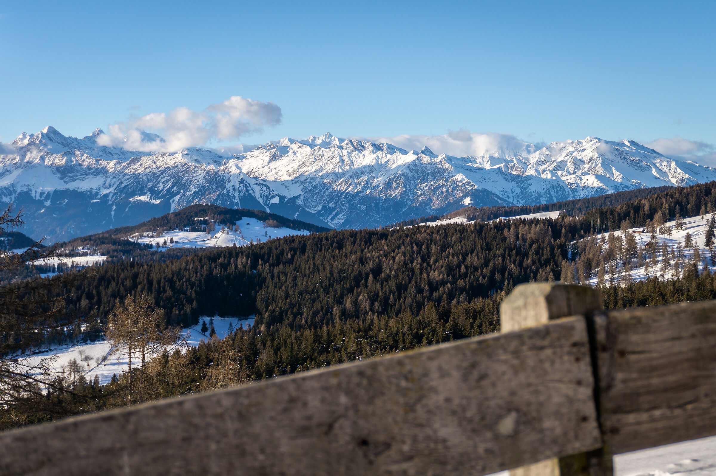 Snow-covered mountains