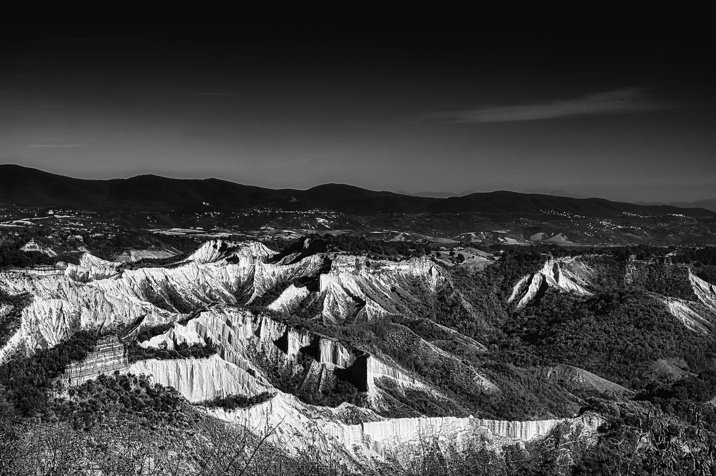 La valle dei calanchi