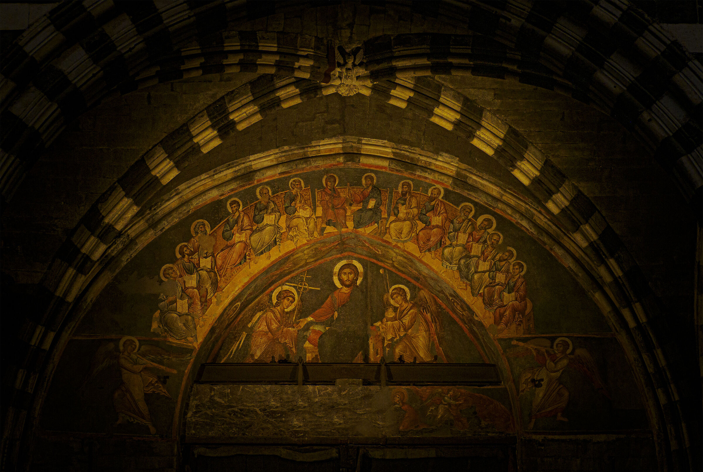 Genoa - San Lorenzo - Fresco XIV century