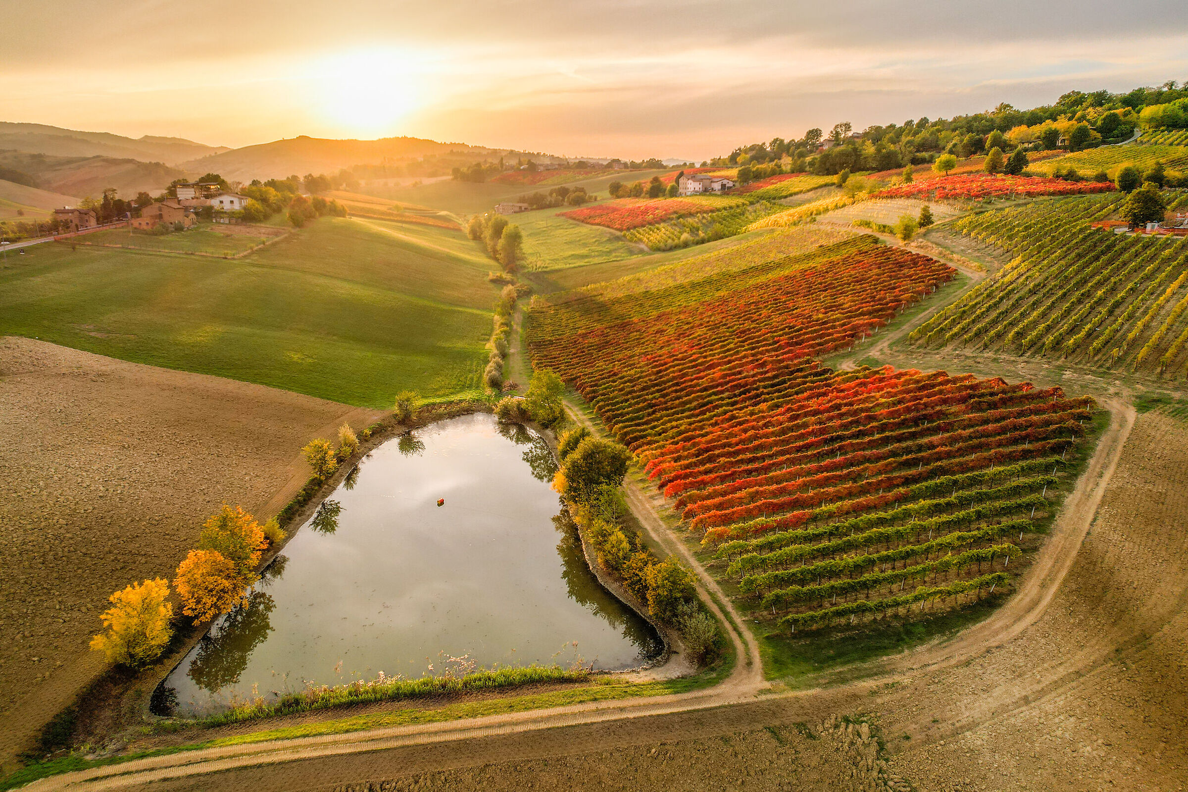 L'autunno risplende sui colli modenesi