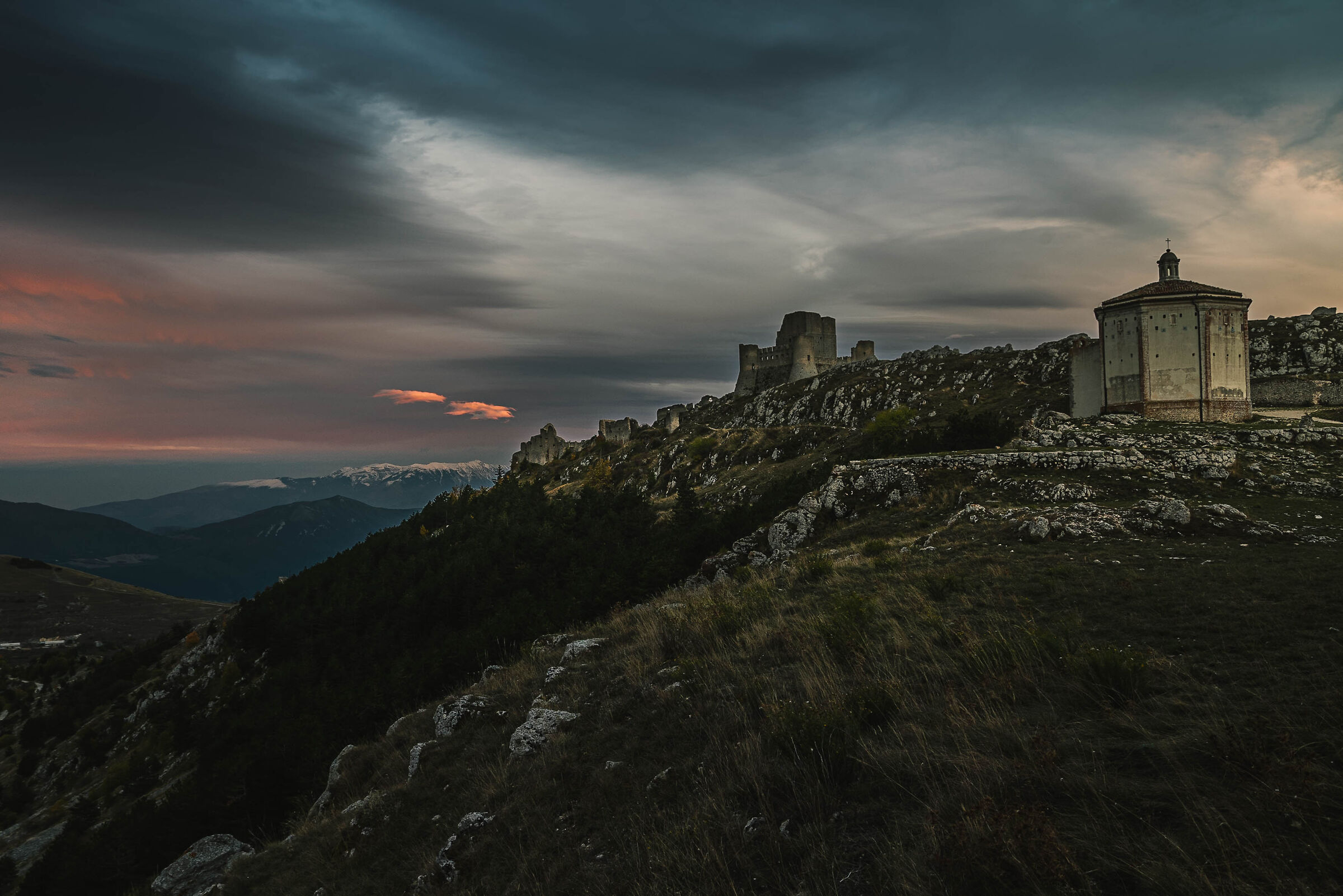 Rocca Calascio by night
