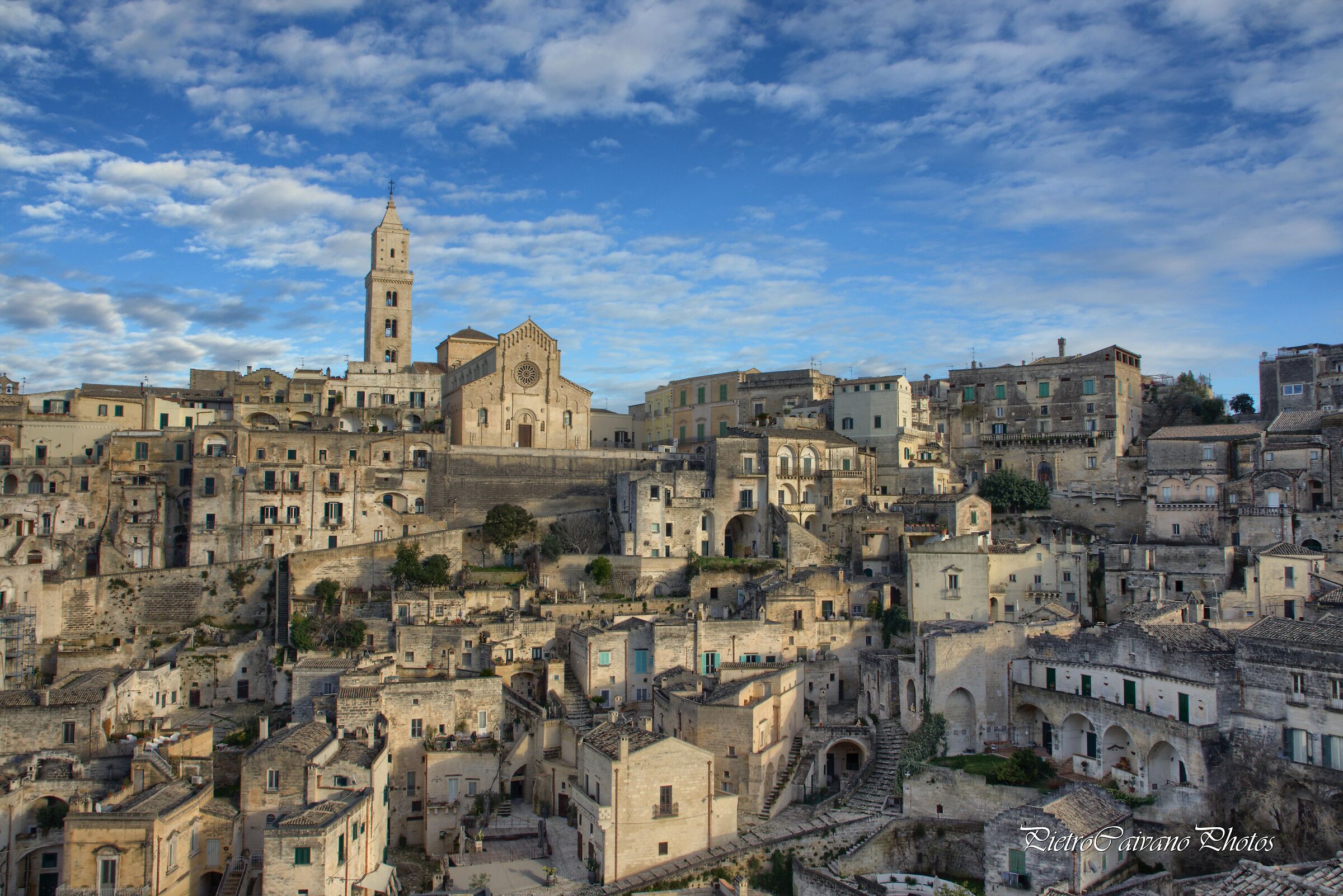 i Sassi in una limpida giornata di febbraio