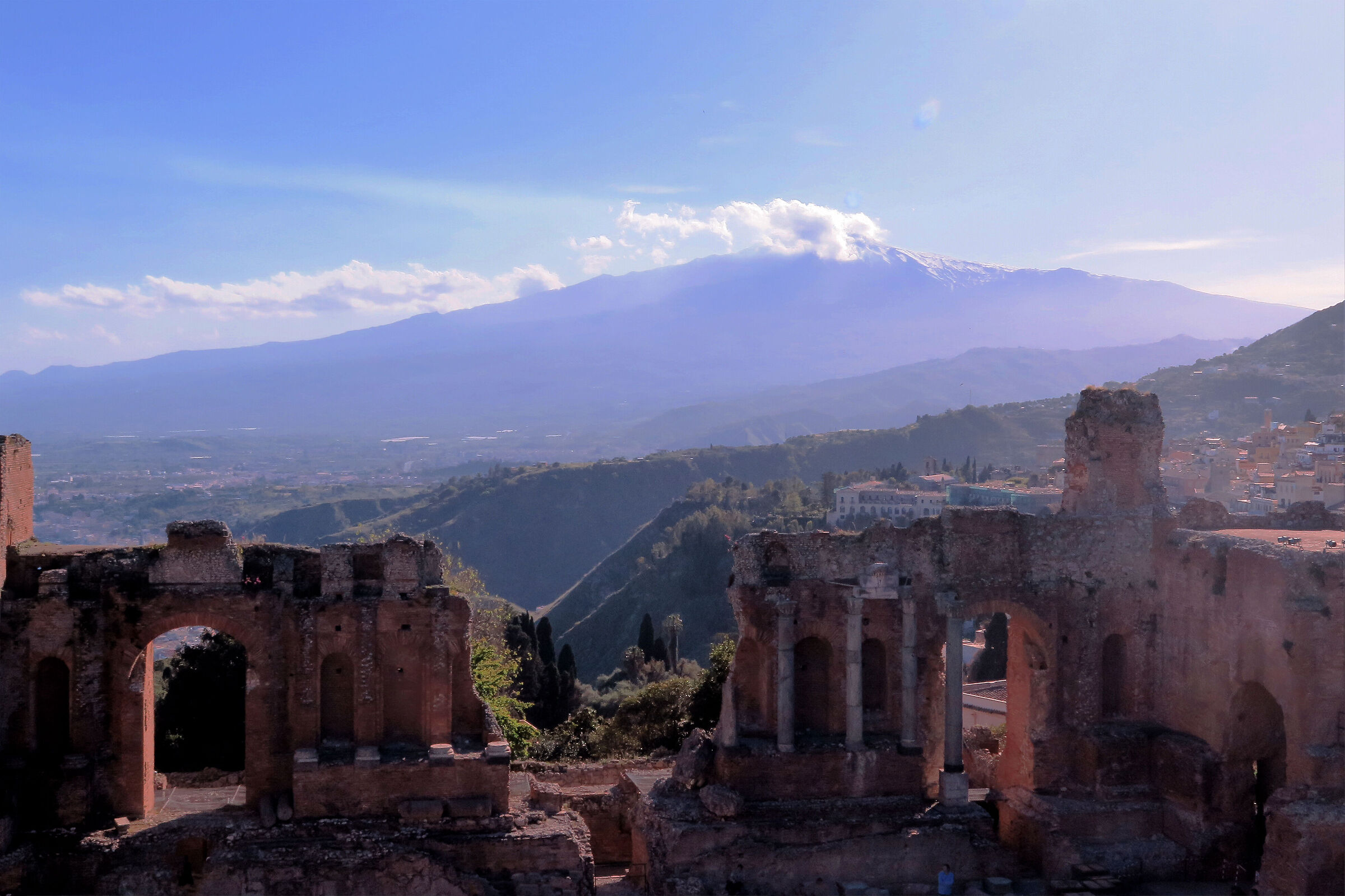 Etna vista da Taormina