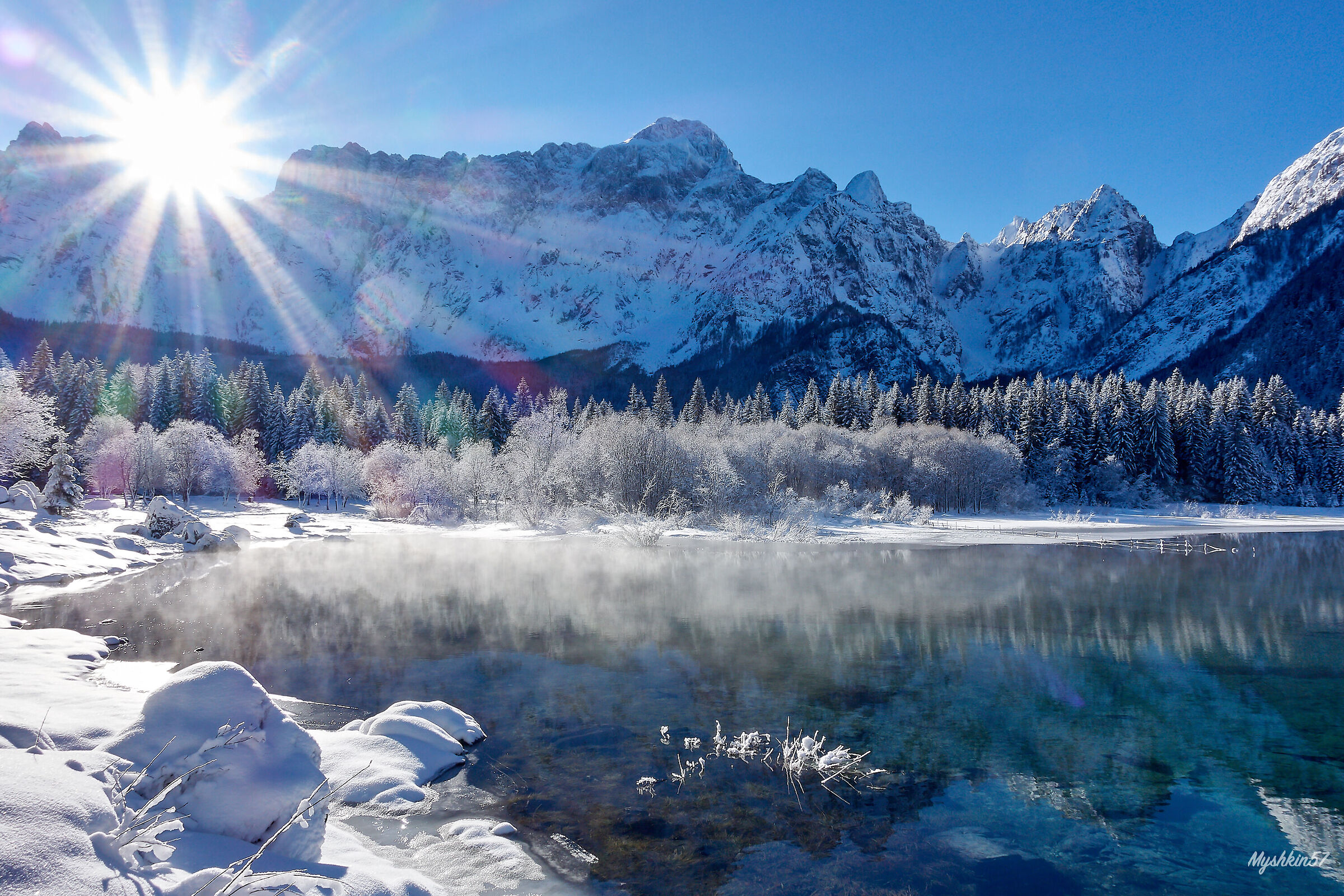 The Mangart in winter
