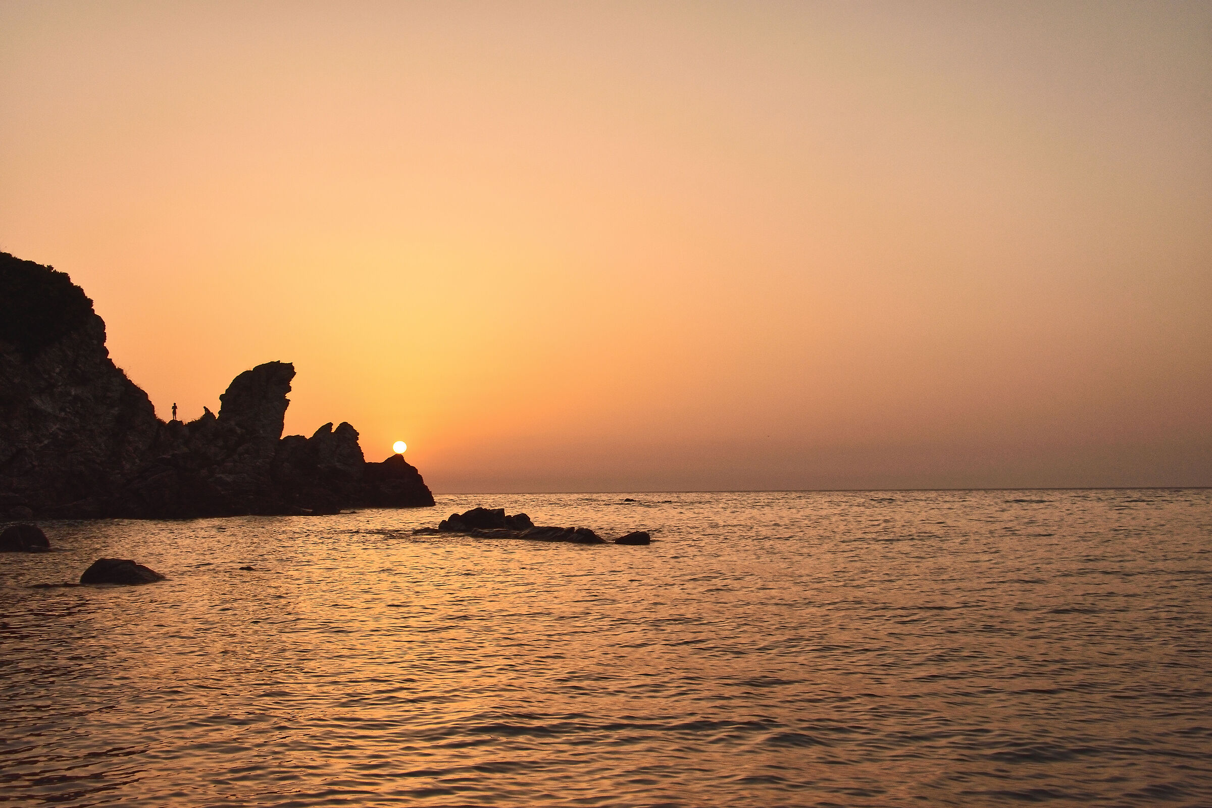 Calabria, Zambrone. Lo scoglio del leone