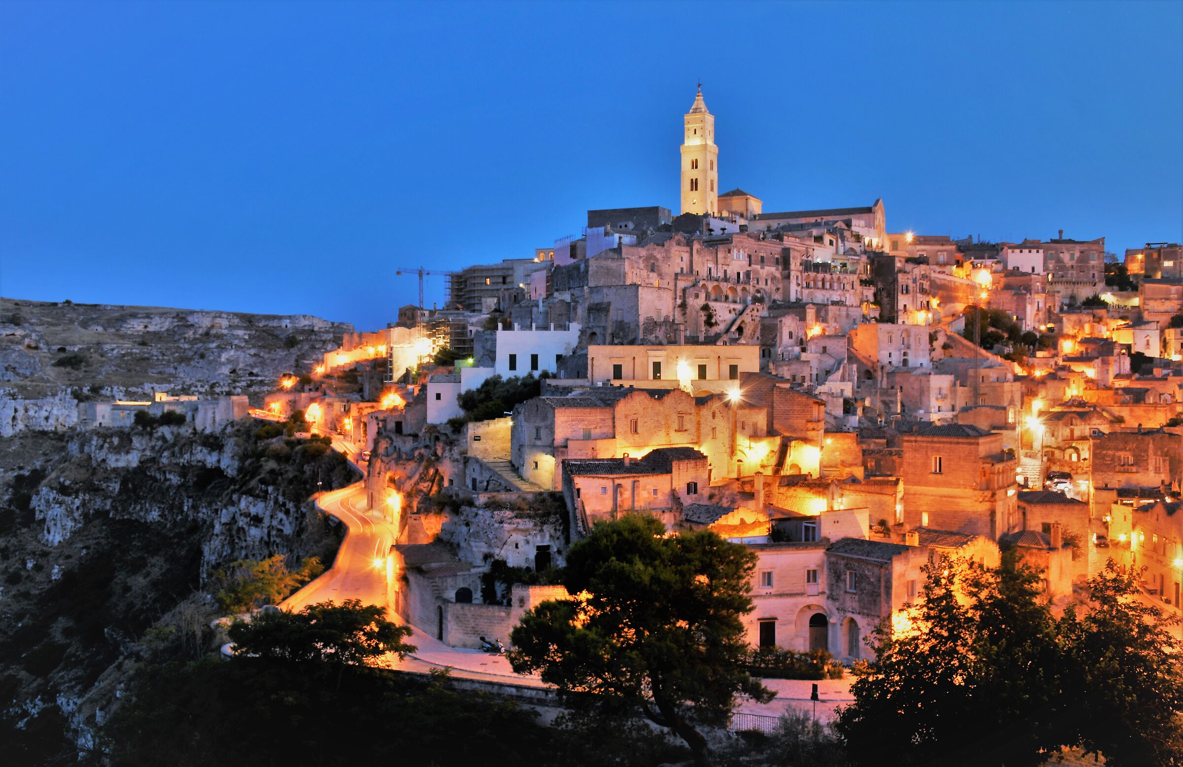 Ora blu a Matera