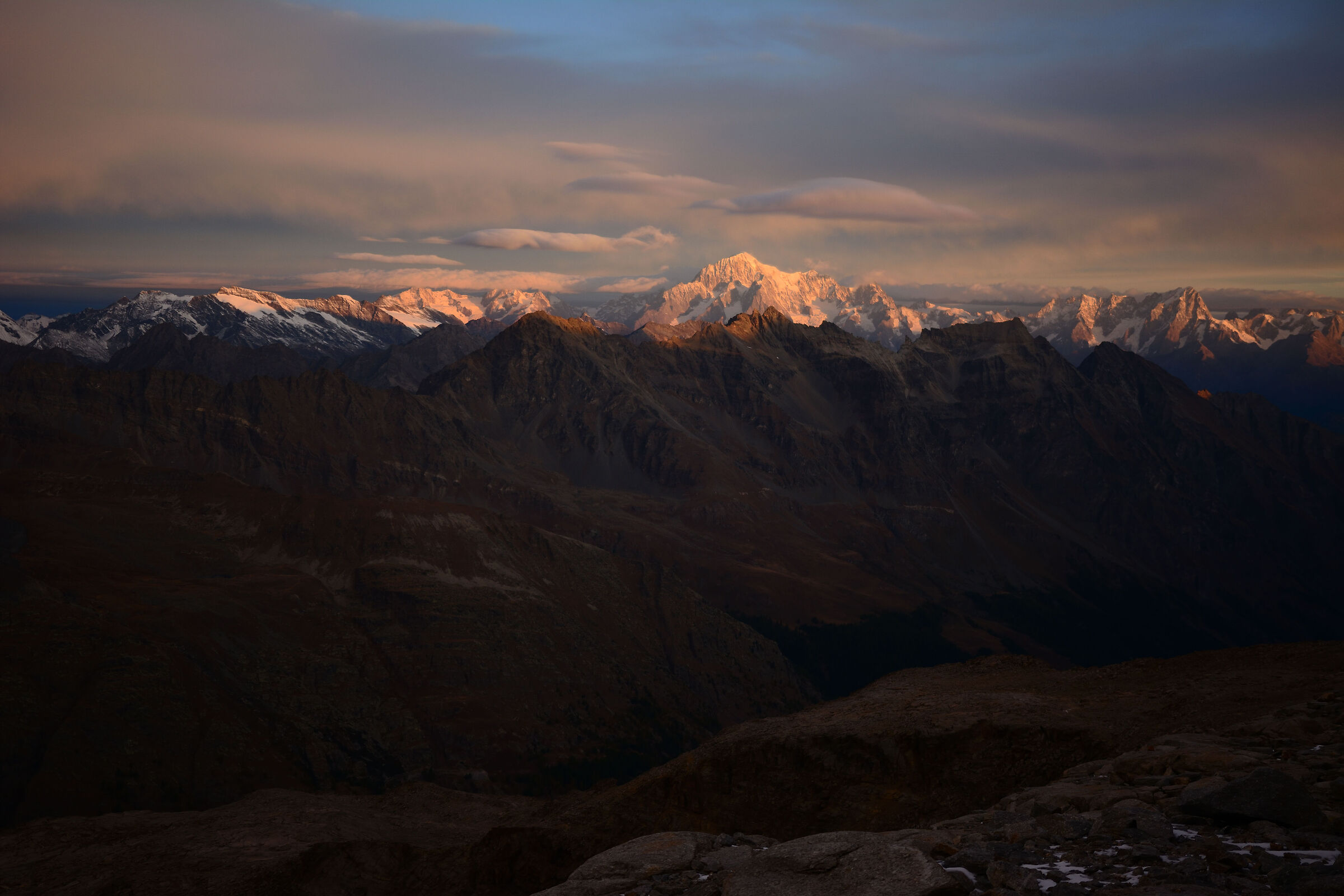 Sunrise on Mont Blanc