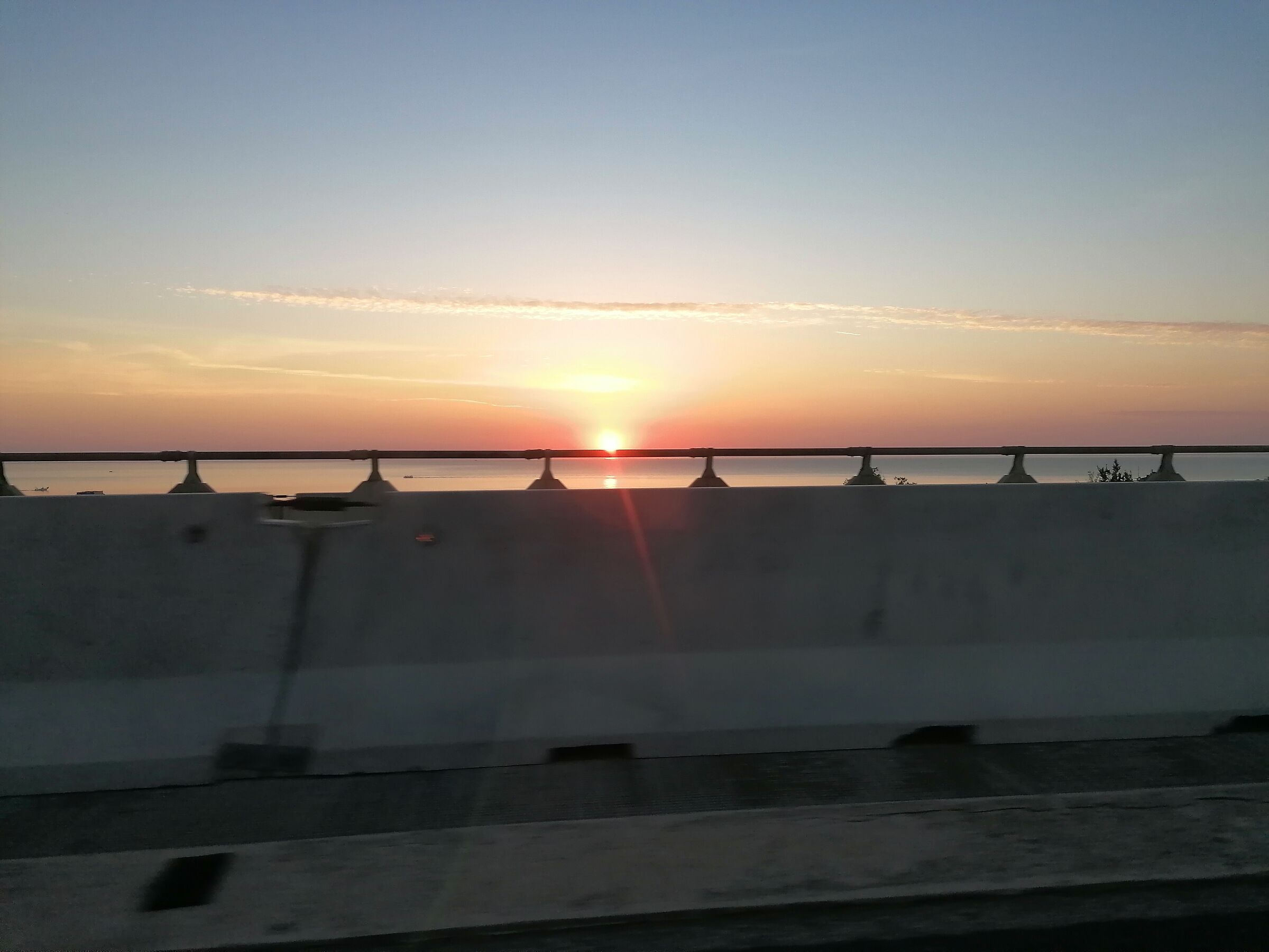 Sunrise over New Jersey