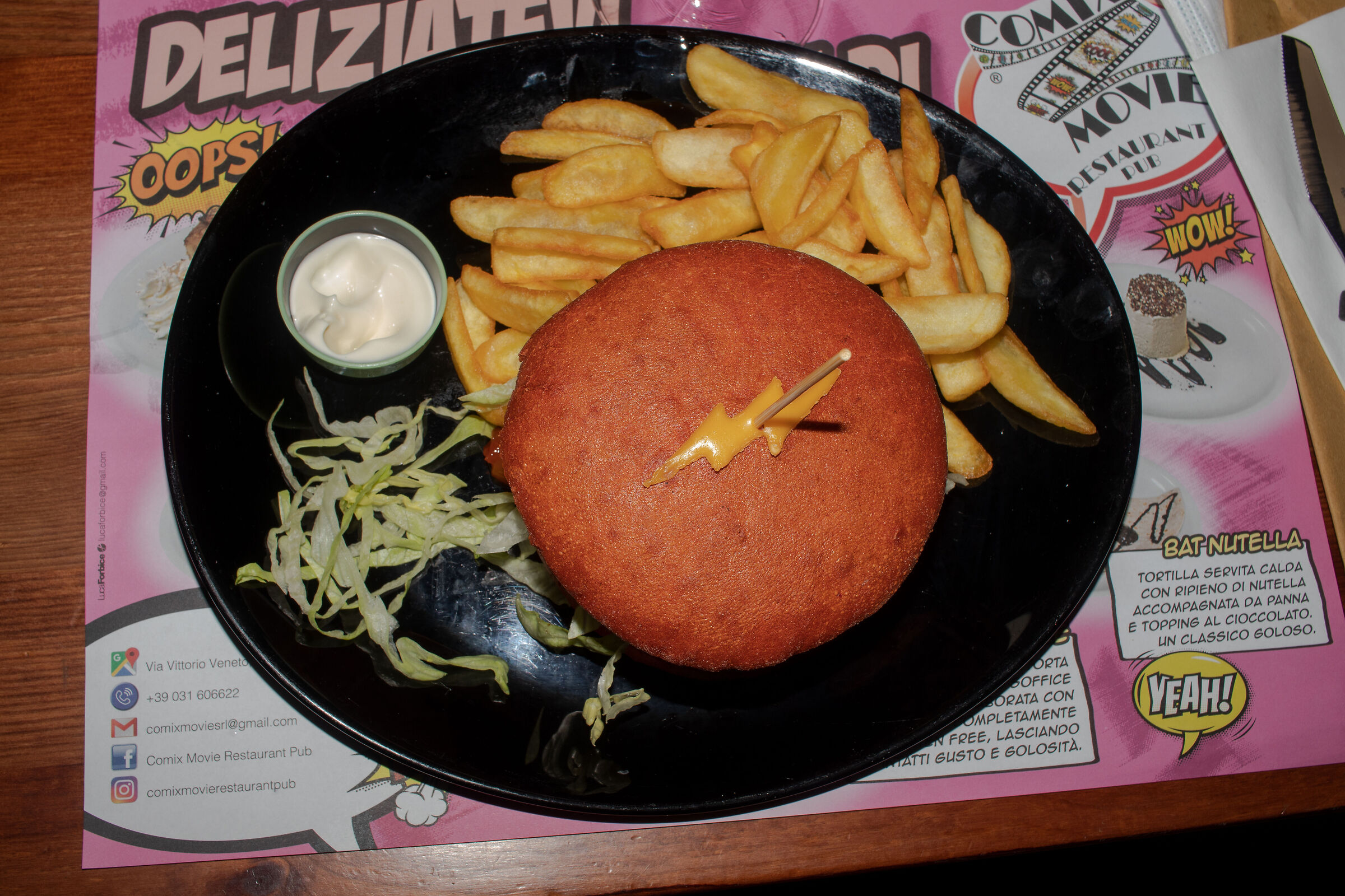 the sandwich and pattatine of Flash DC 17/10/2020