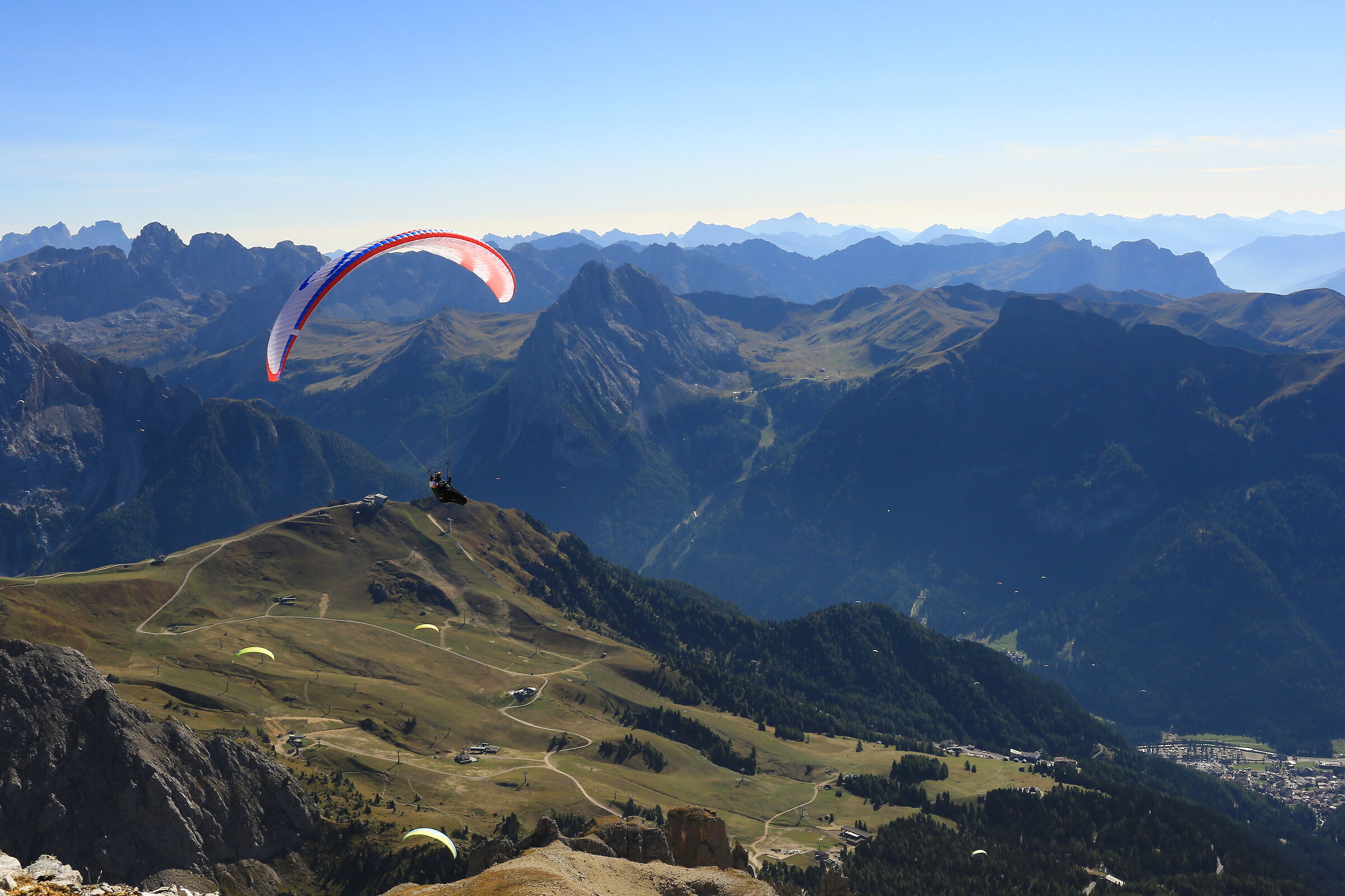 Alpine arc from Pordoi