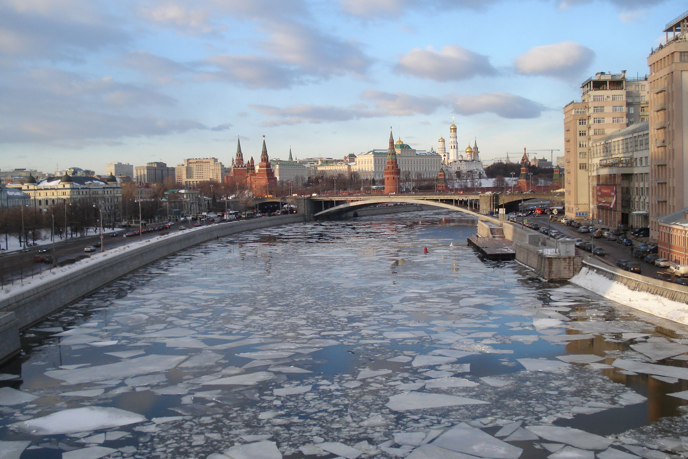 the thaw of the Moskva
