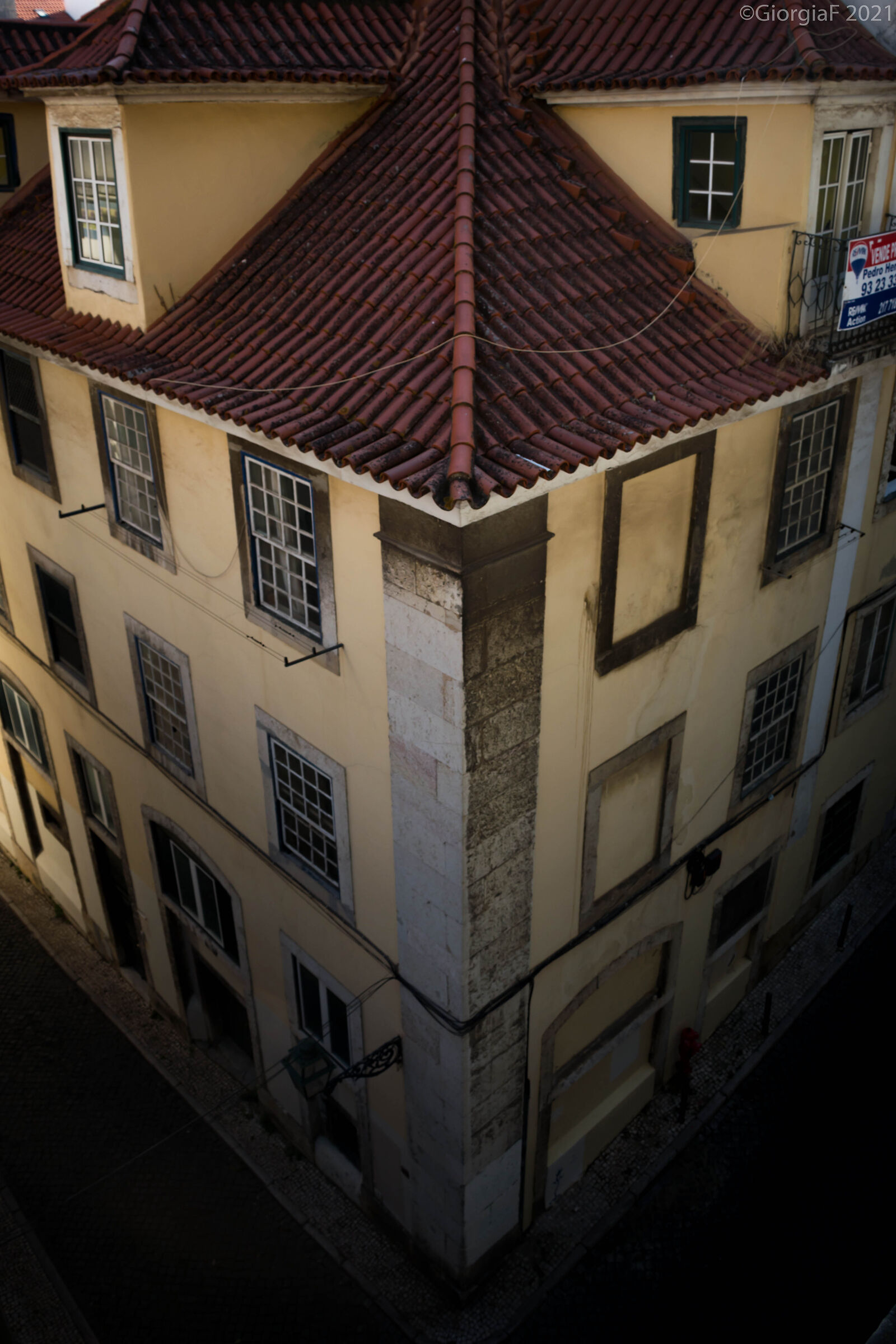 View from the suspended square