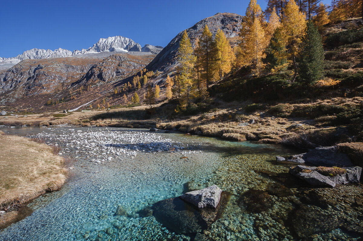 The colors in Val di Fumo ...