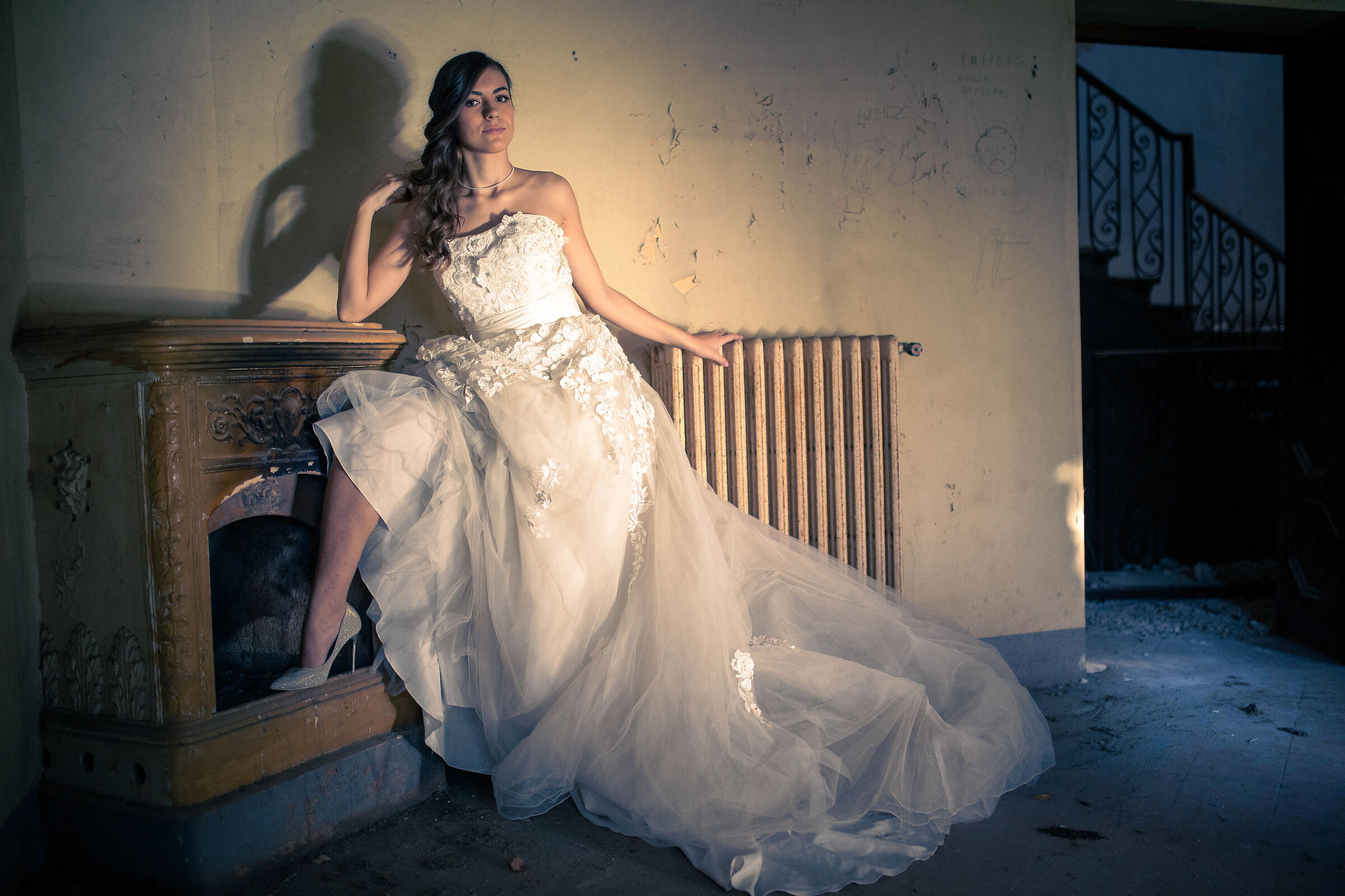 Shooting per Bonvicini abiti da sposa e sposo