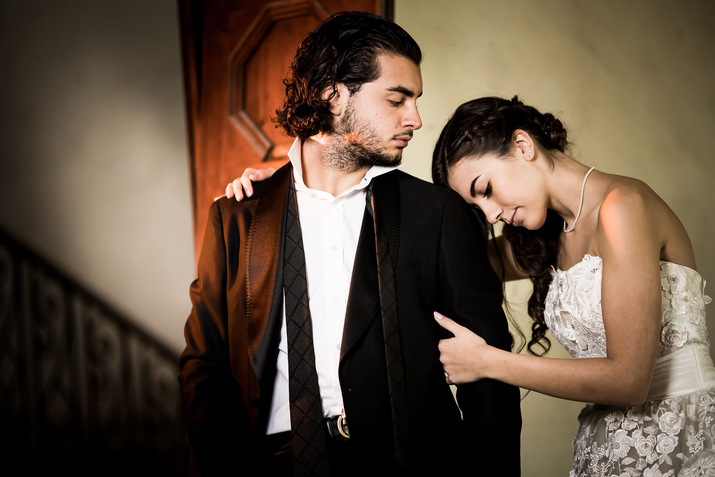 Shooting per Bonvicini abiti da sposa e sposo