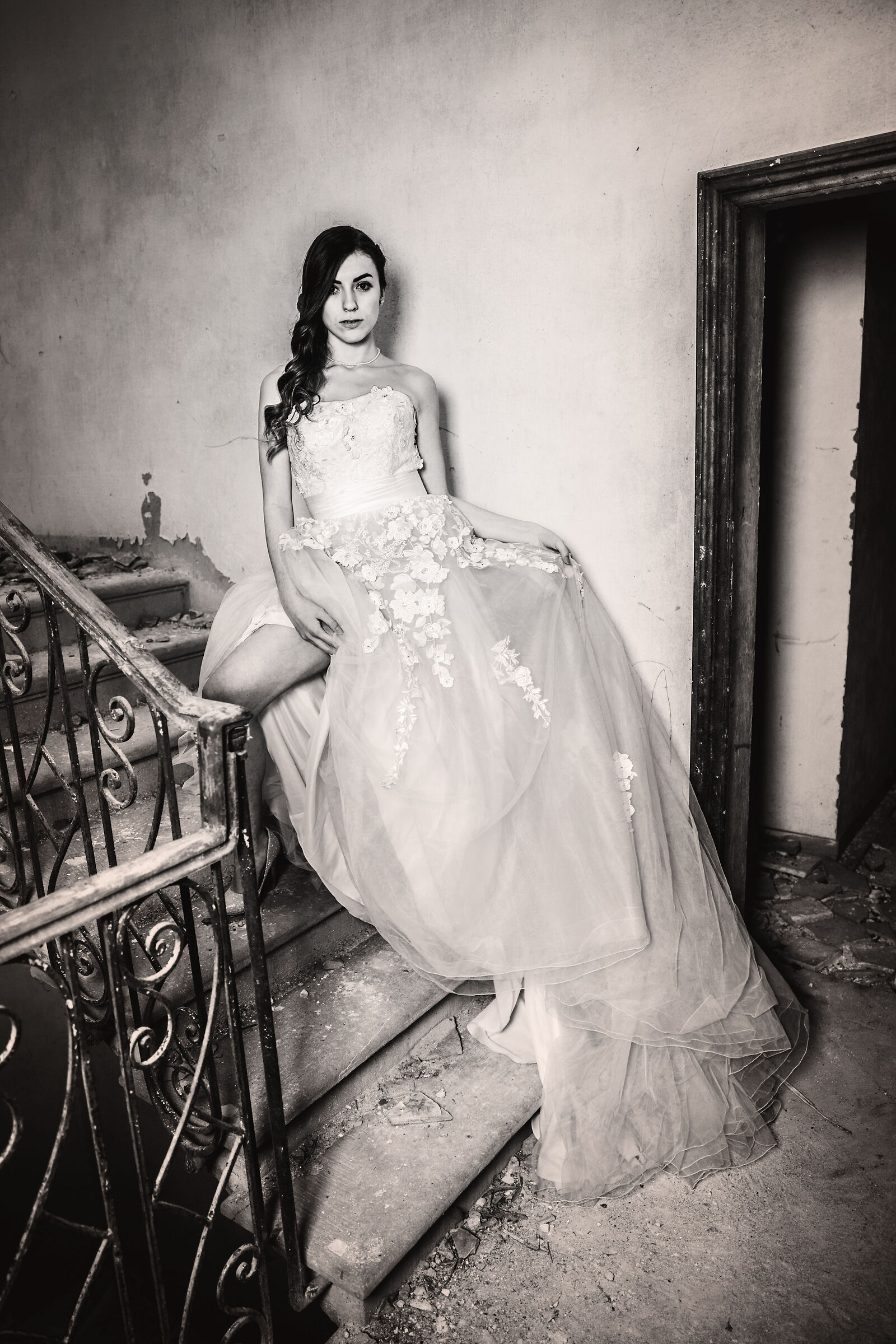 Shooting per Bonvicini abiti da sposa e sposo