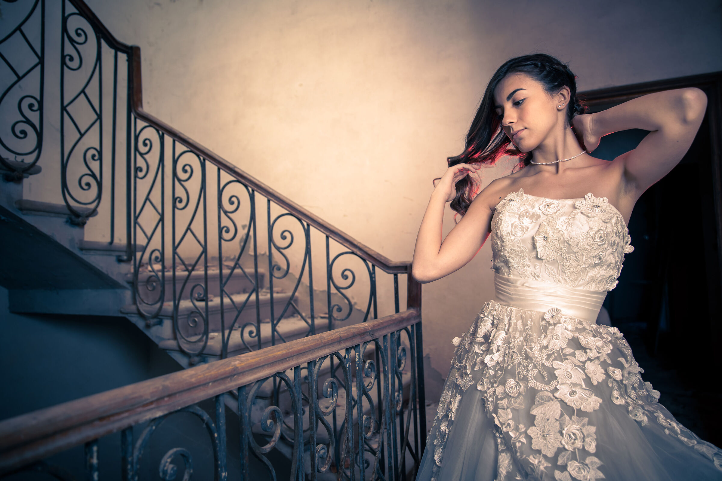 Shooting per Bonvicini abiti da sposa e sposo