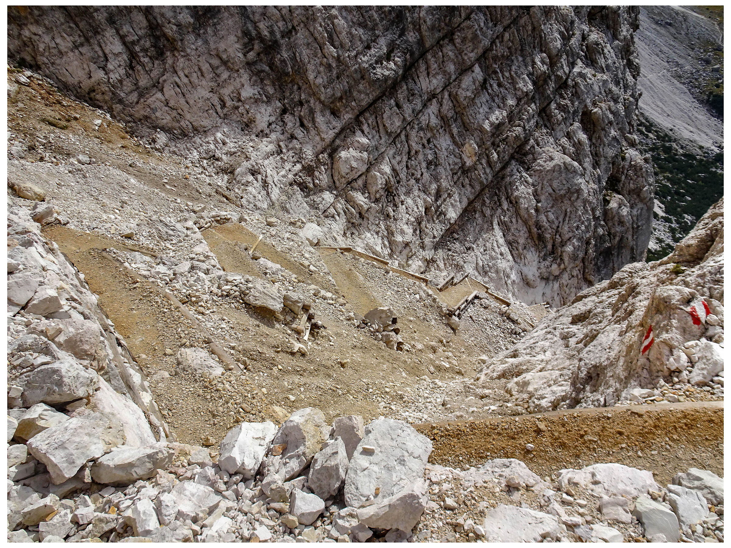 In Salita a Forcella Del Lago